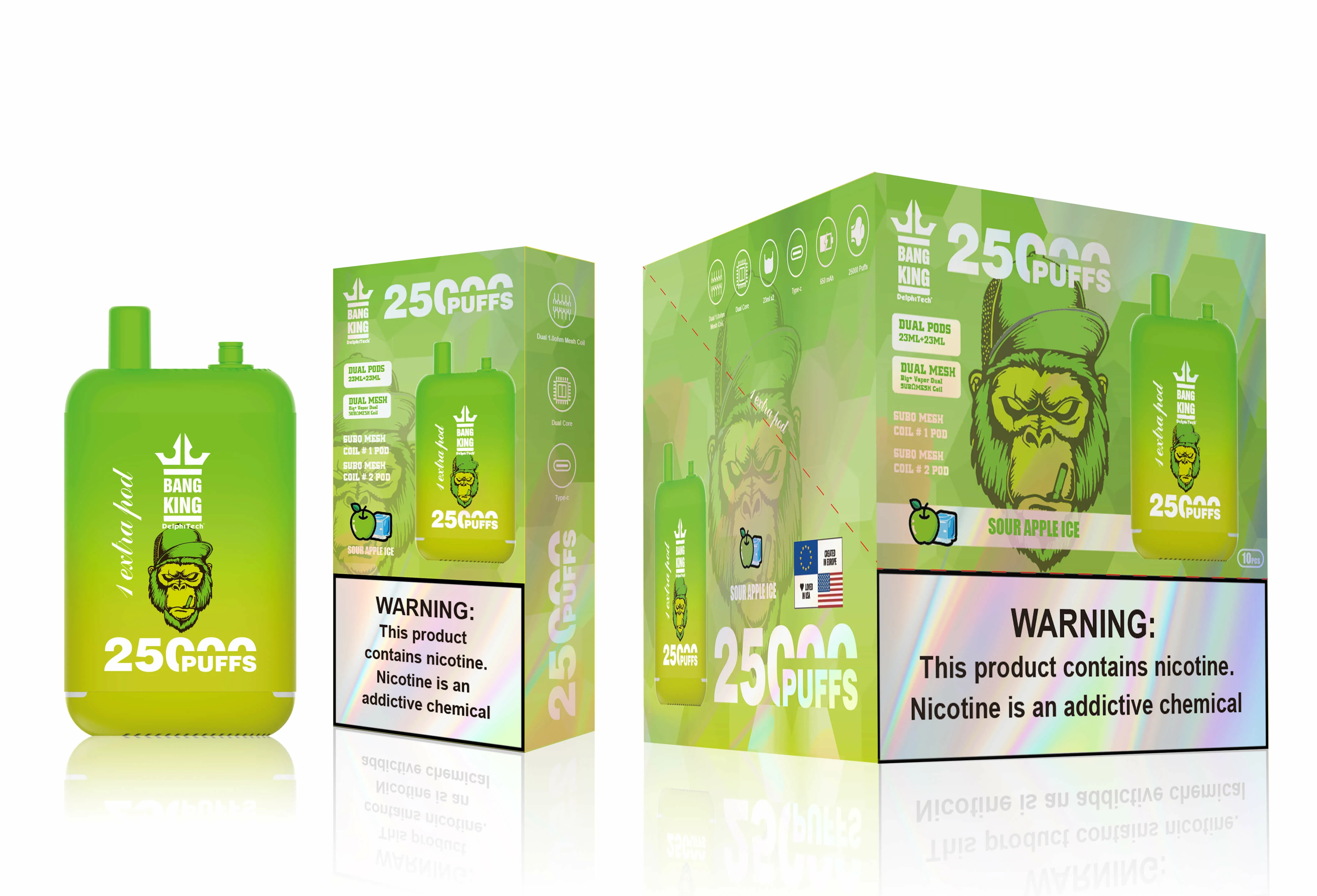 Bang King 25000 25K Bouffées Vape jetable - image 7