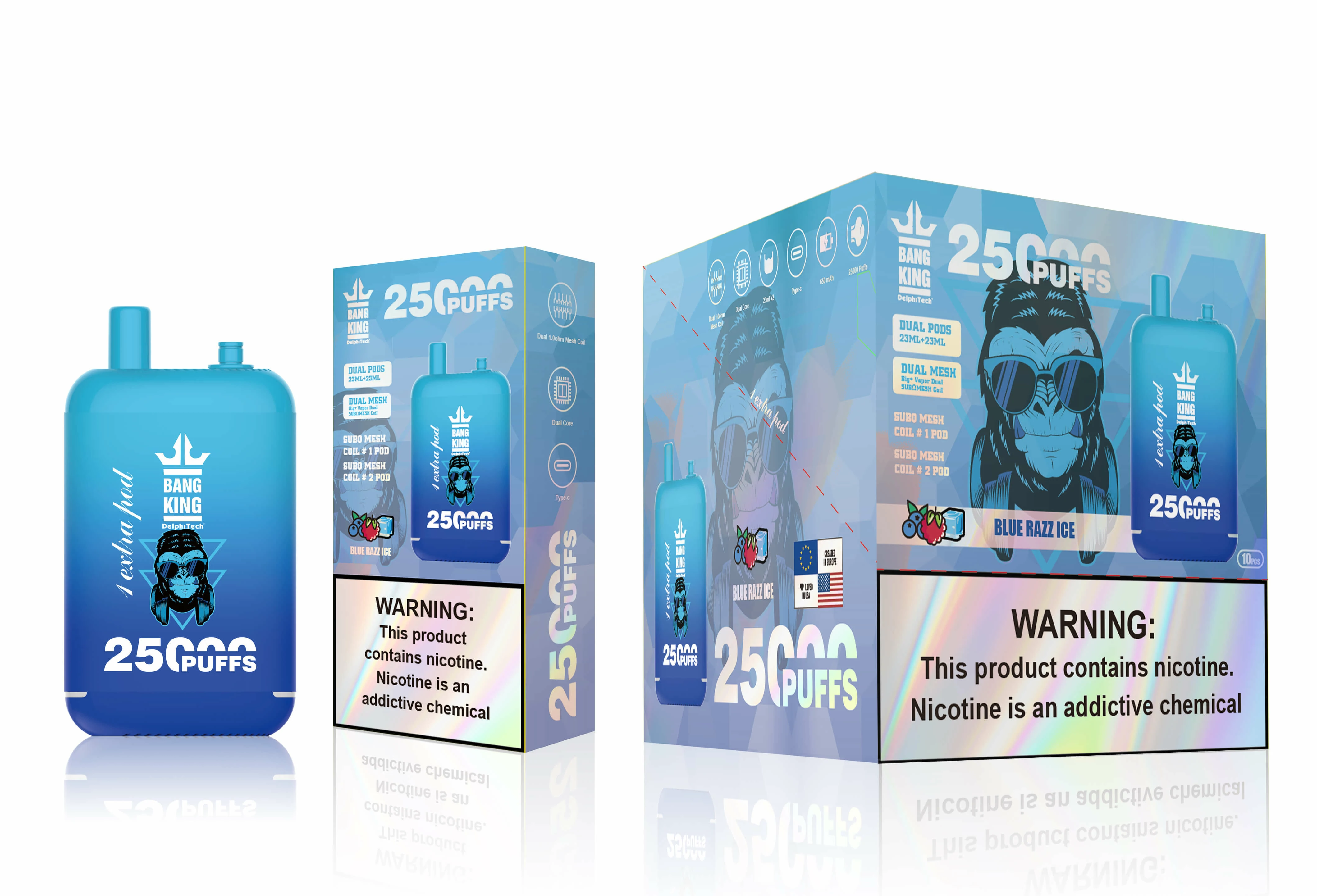 Bang King 25000 25K Bouffées Vape jetable - image 11