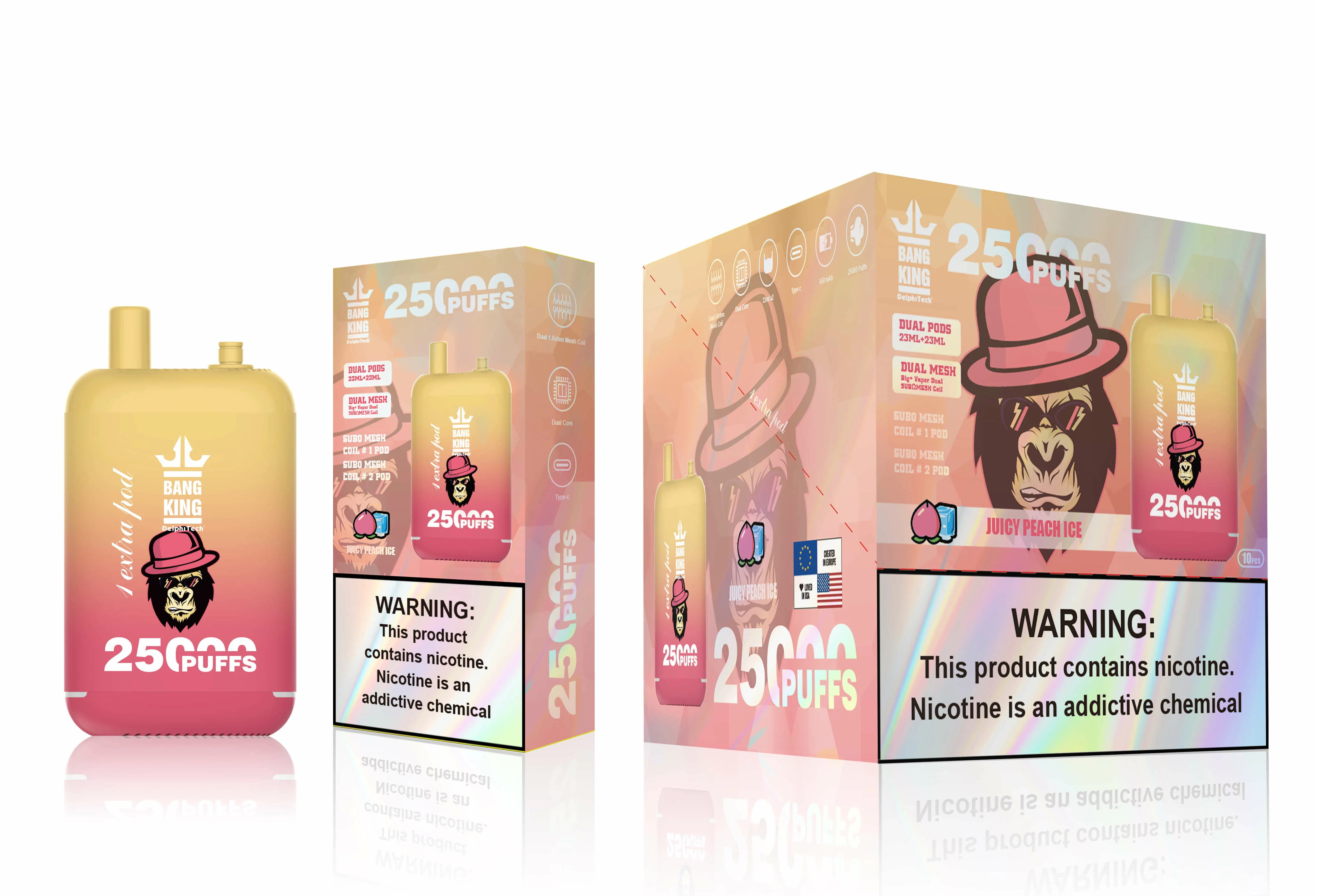 Bang King 25000 25K Bouffées Vape jetable - image 8