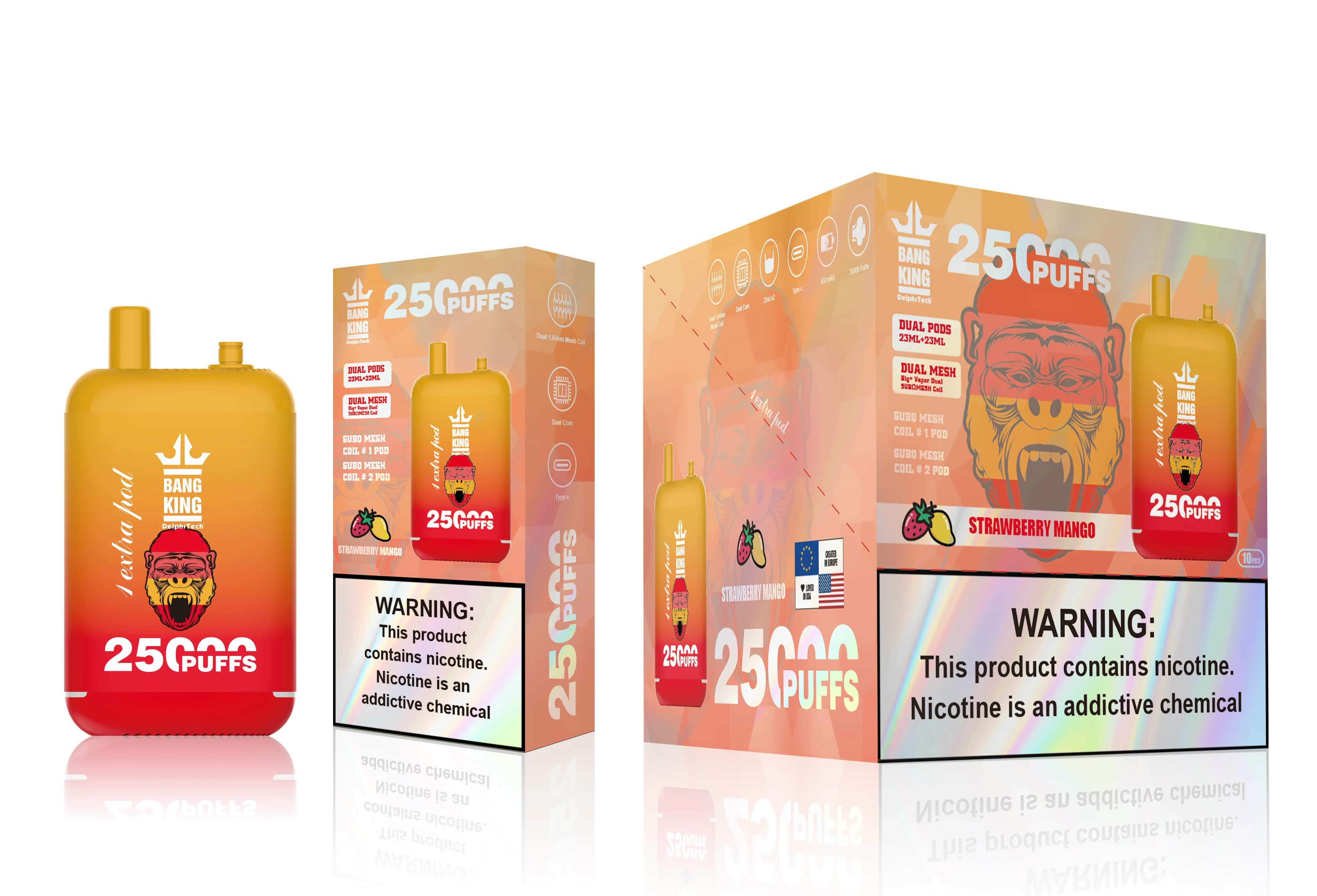 Bang King 25000 25K Bouffées Vape jetable - image 12