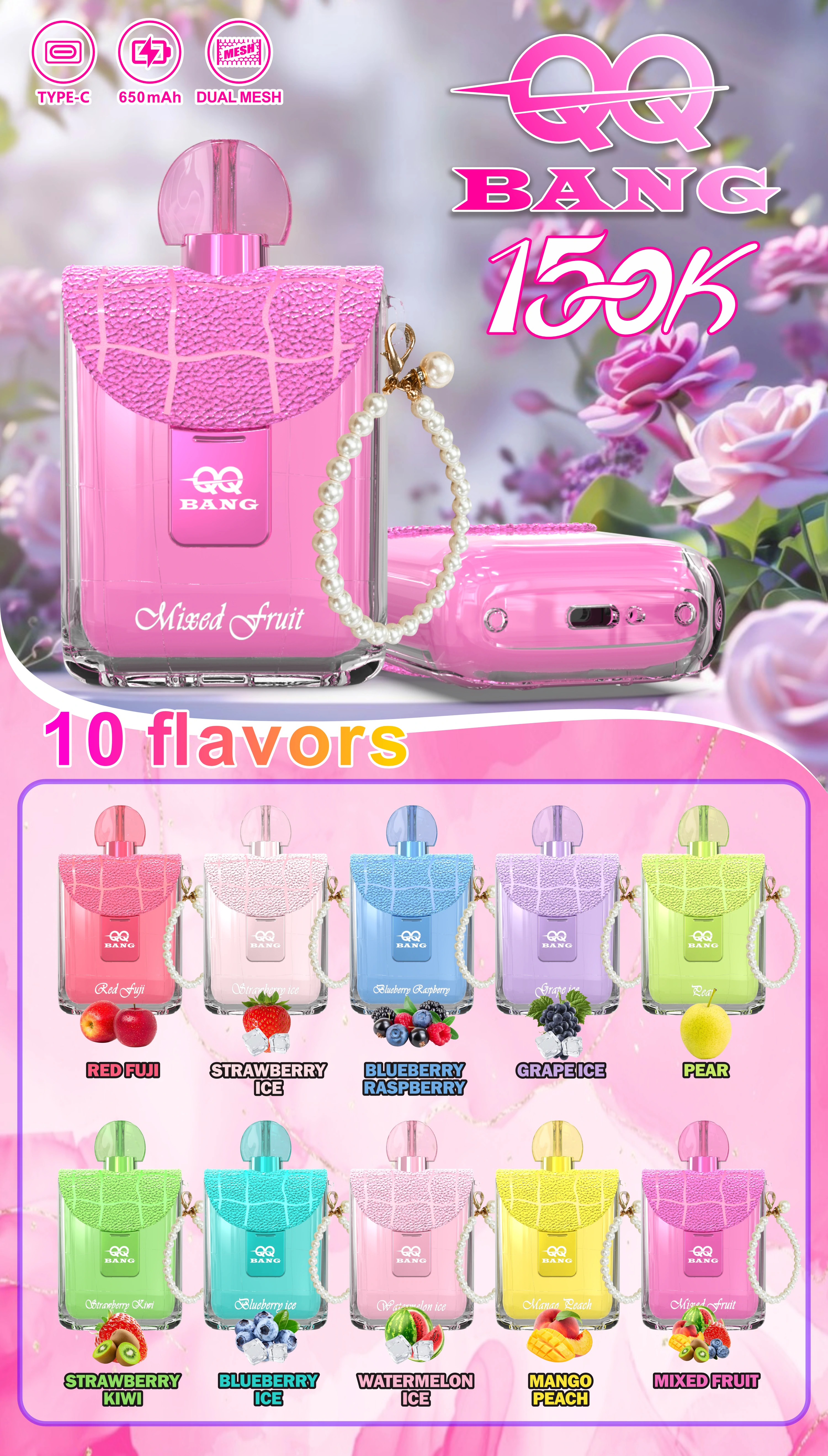 Bang QQ 150000 150K Bouffées Vape jetable - image 10
