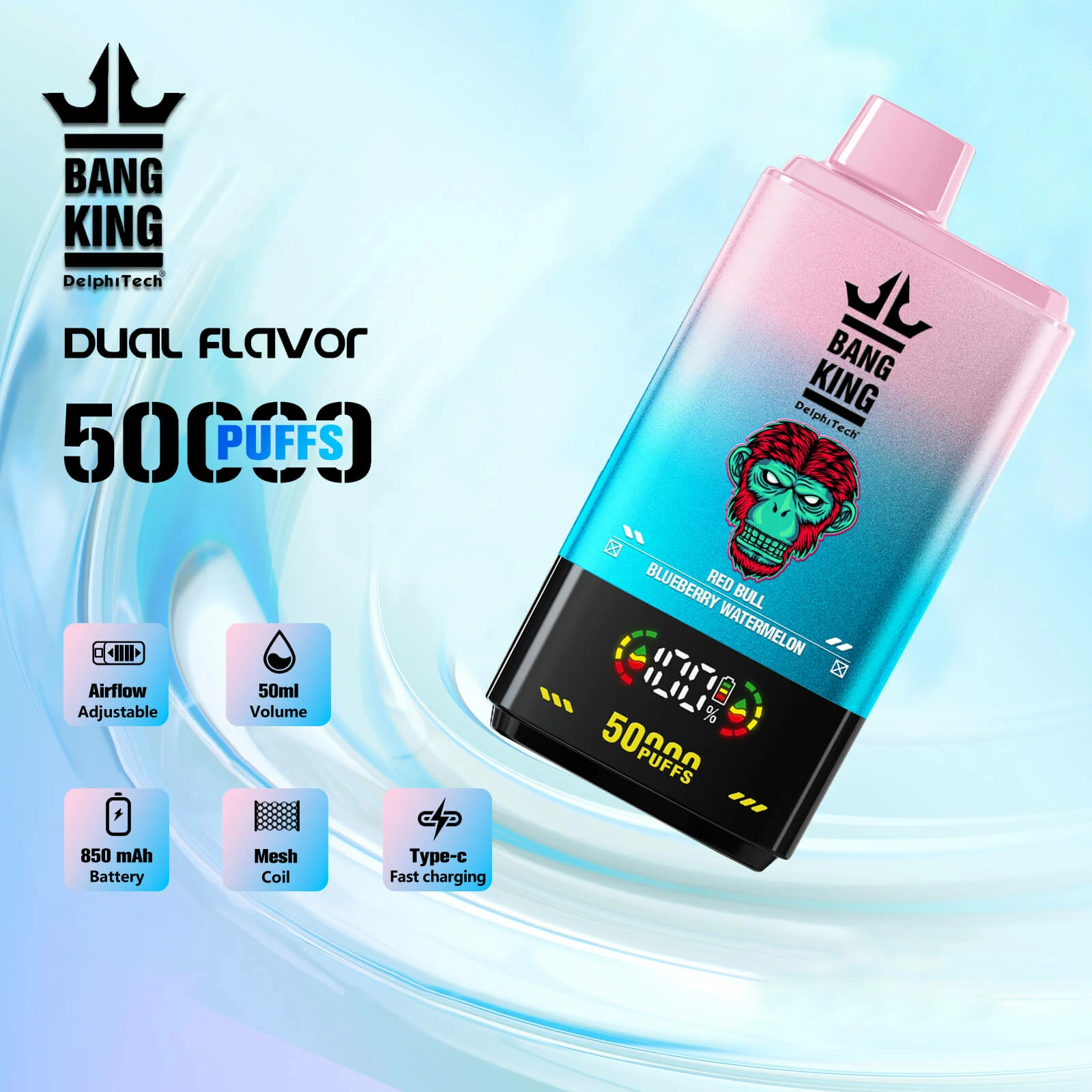 Bang King Twins 50000 50K Bouffées Vape jetable - image 3