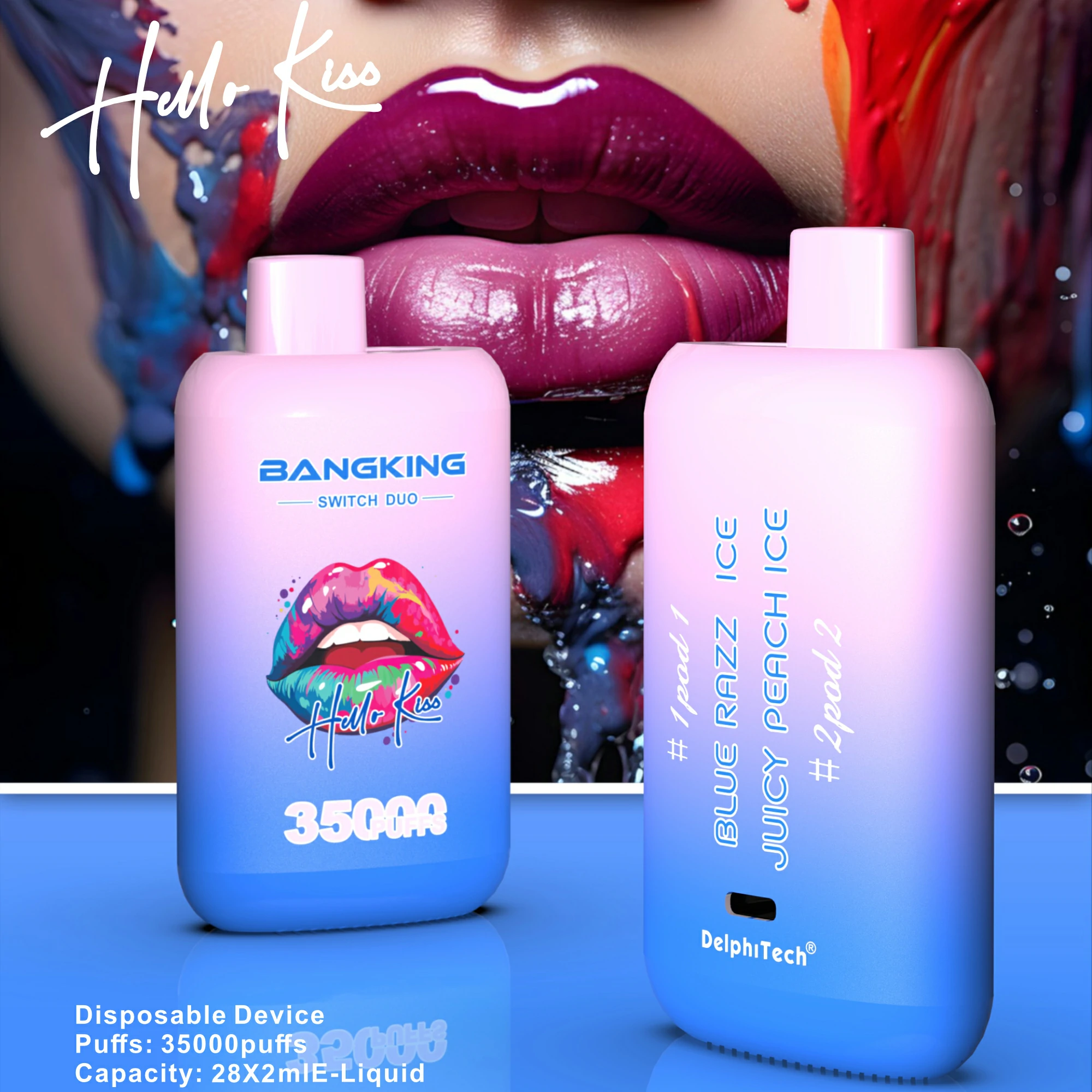 Bang King 35000 35K Bouffées Vape Jetable