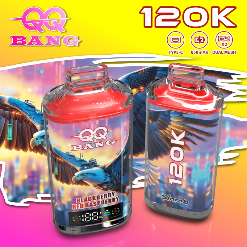 Bang Crystal 120000 120K Bouffées Display Screen Vape jetable