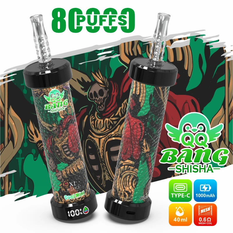 Bang Blaze Shisha 80000 80K Bouffées Écran LED Vape jetable