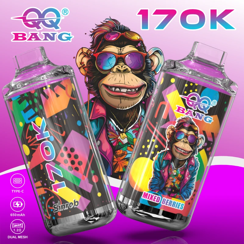 Bang QQ 170000 170K Bouffées avec Écran Vape Jetable - image 11