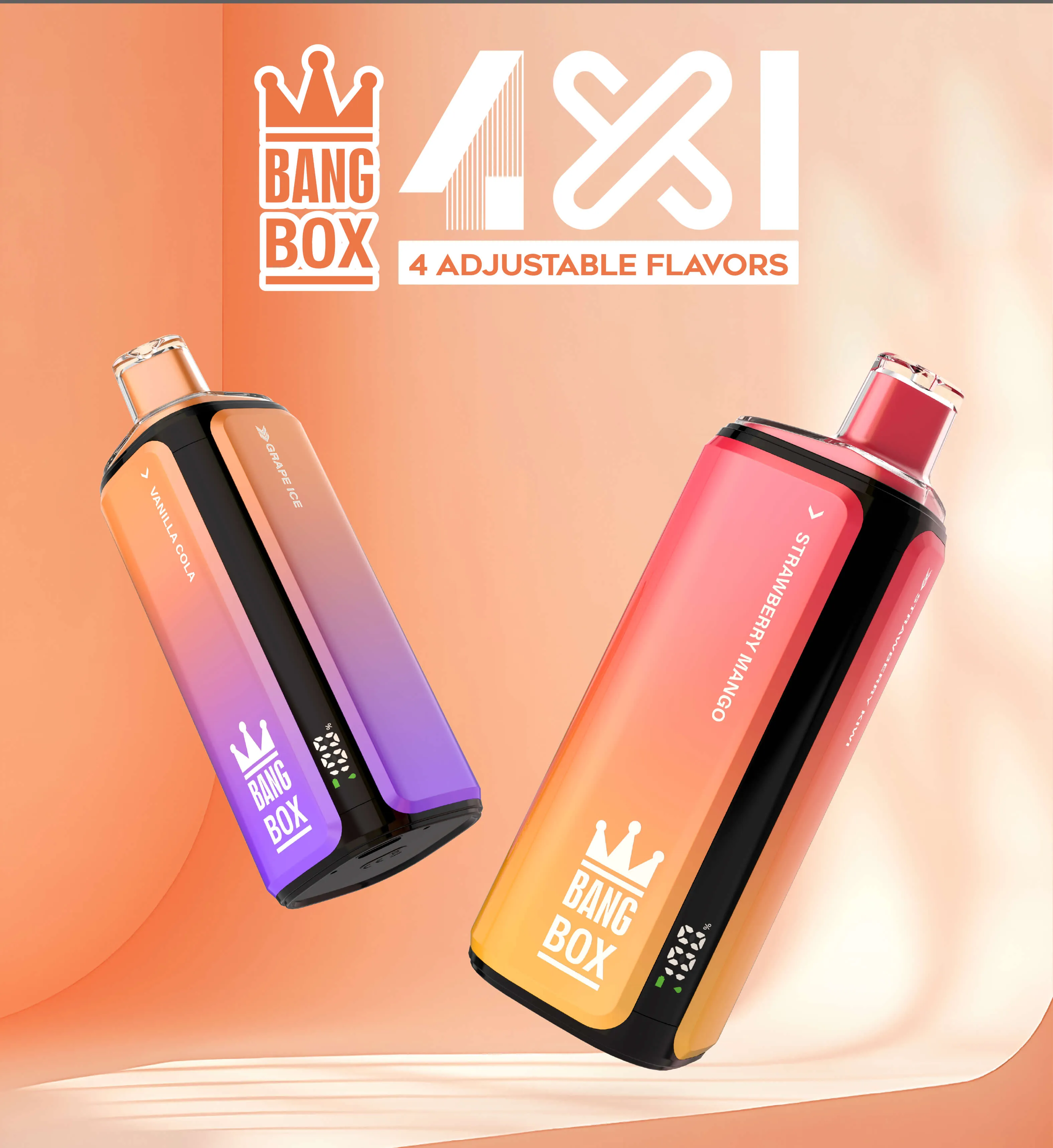 Bang Box 4-in-1 160000 160K Bouffées Vape jetable