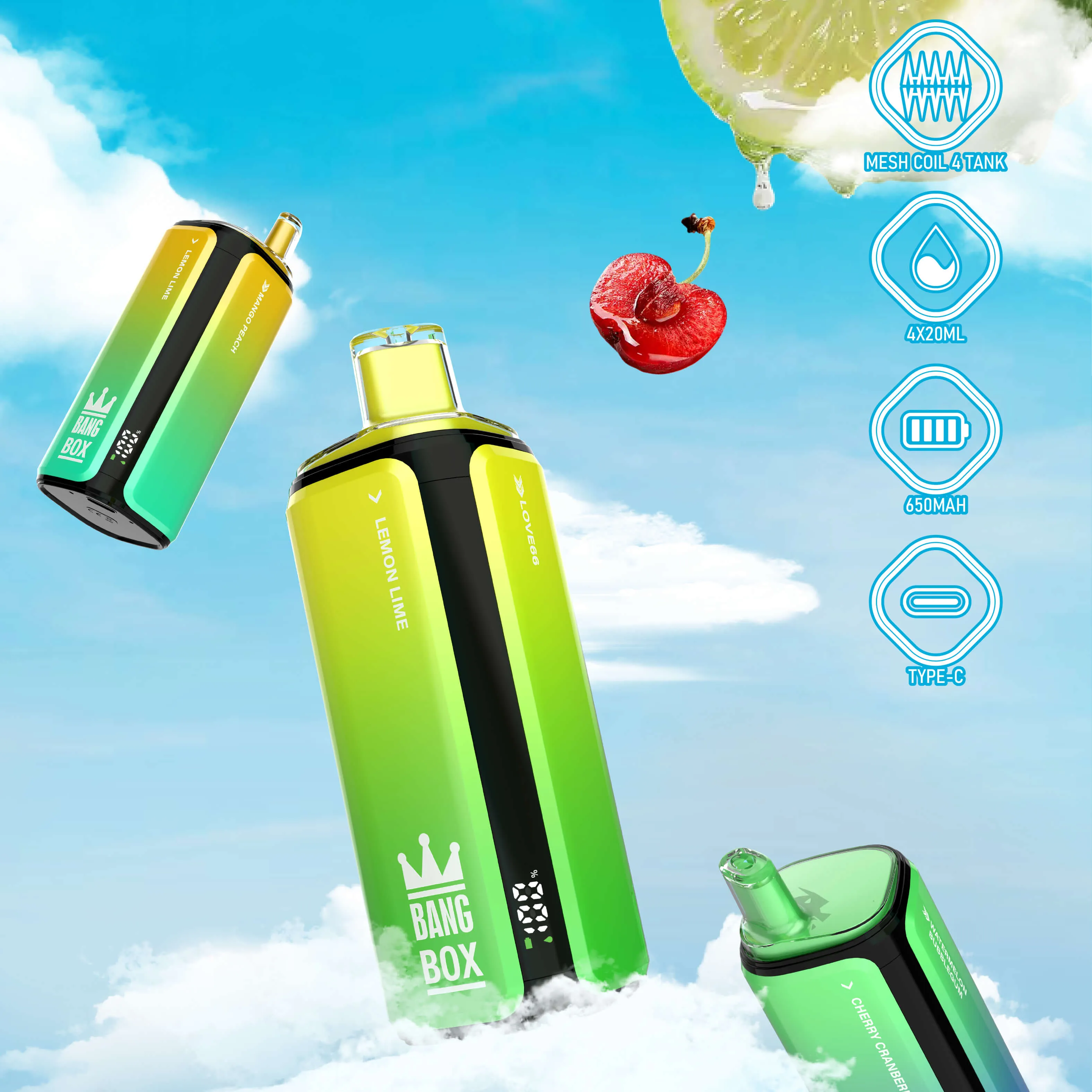Bang Box 4-in-1 160000 160K Bouffées Vape jetable - image 4