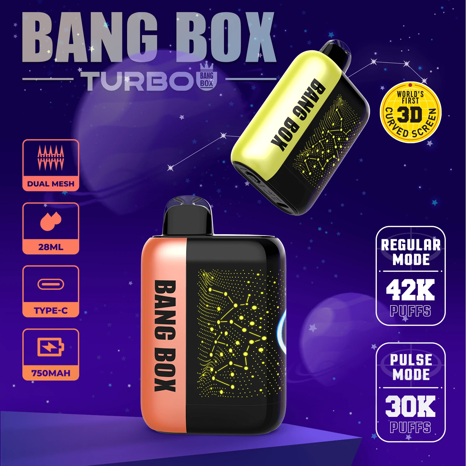 Bang Box 42000 42K Bouffées Vape jetable