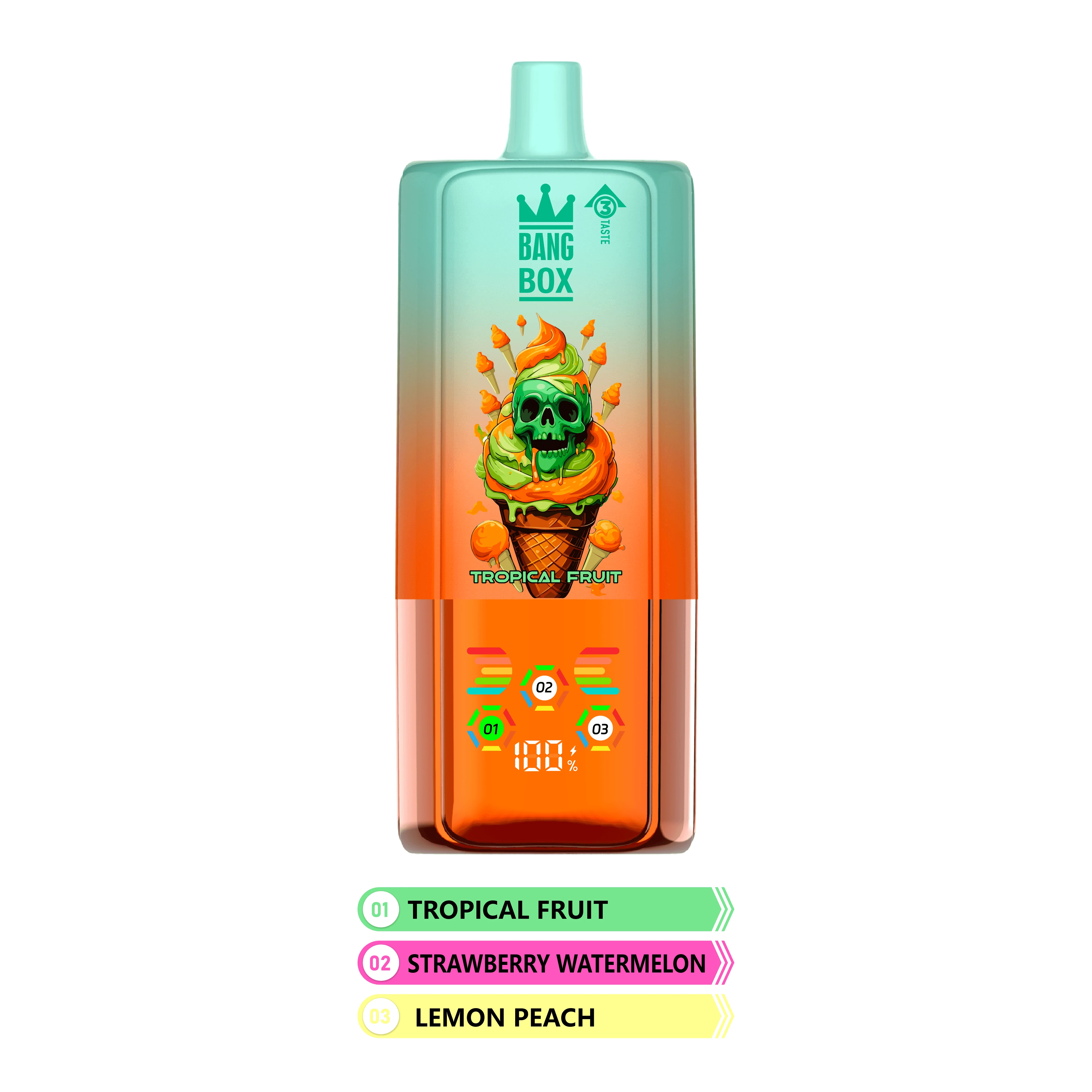 Bang Box 80000 80K Bouffées Triple saveurs Vape jetable - image 3