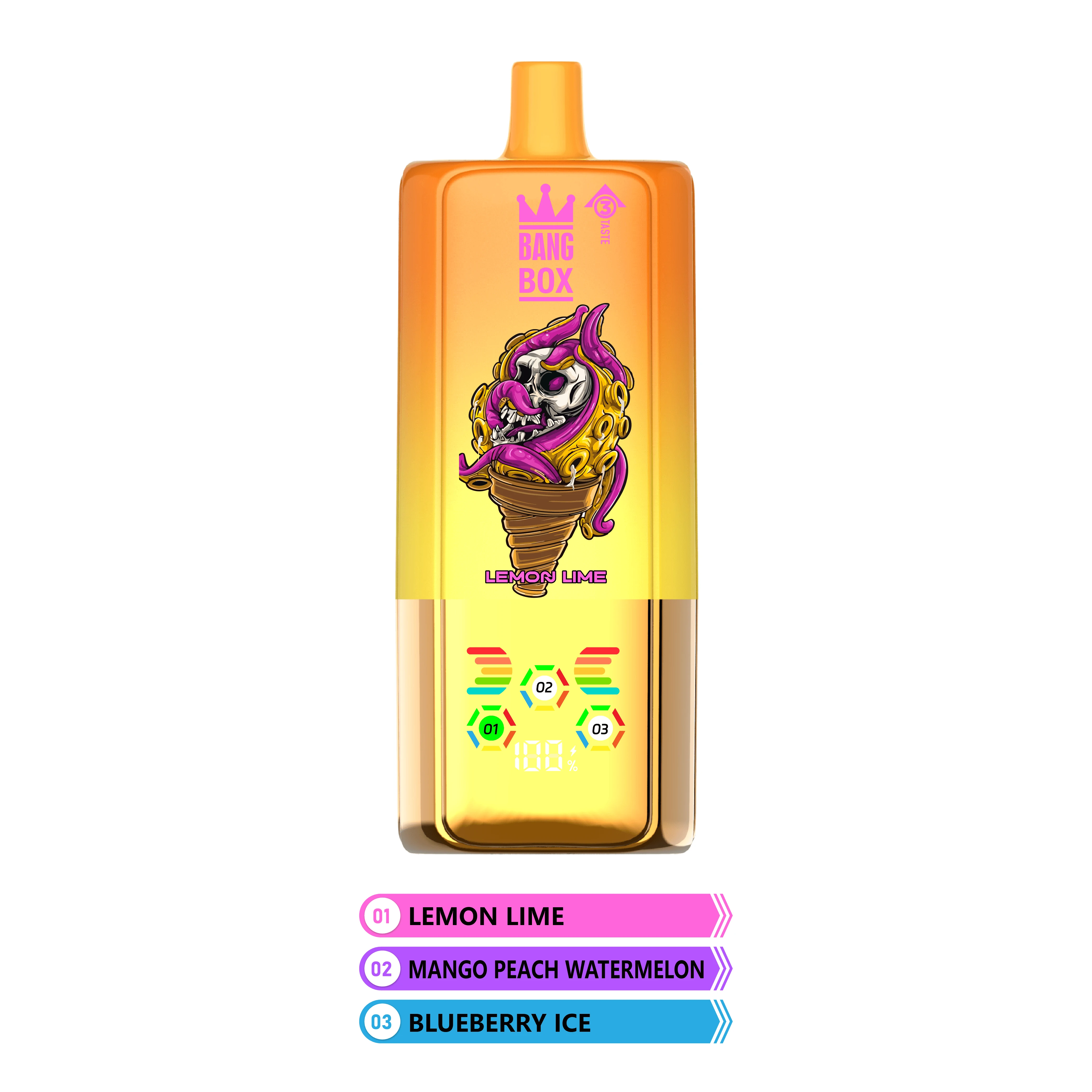 Bang Box 80000 80K Bouffées Triple saveurs Vape jetable - image 9