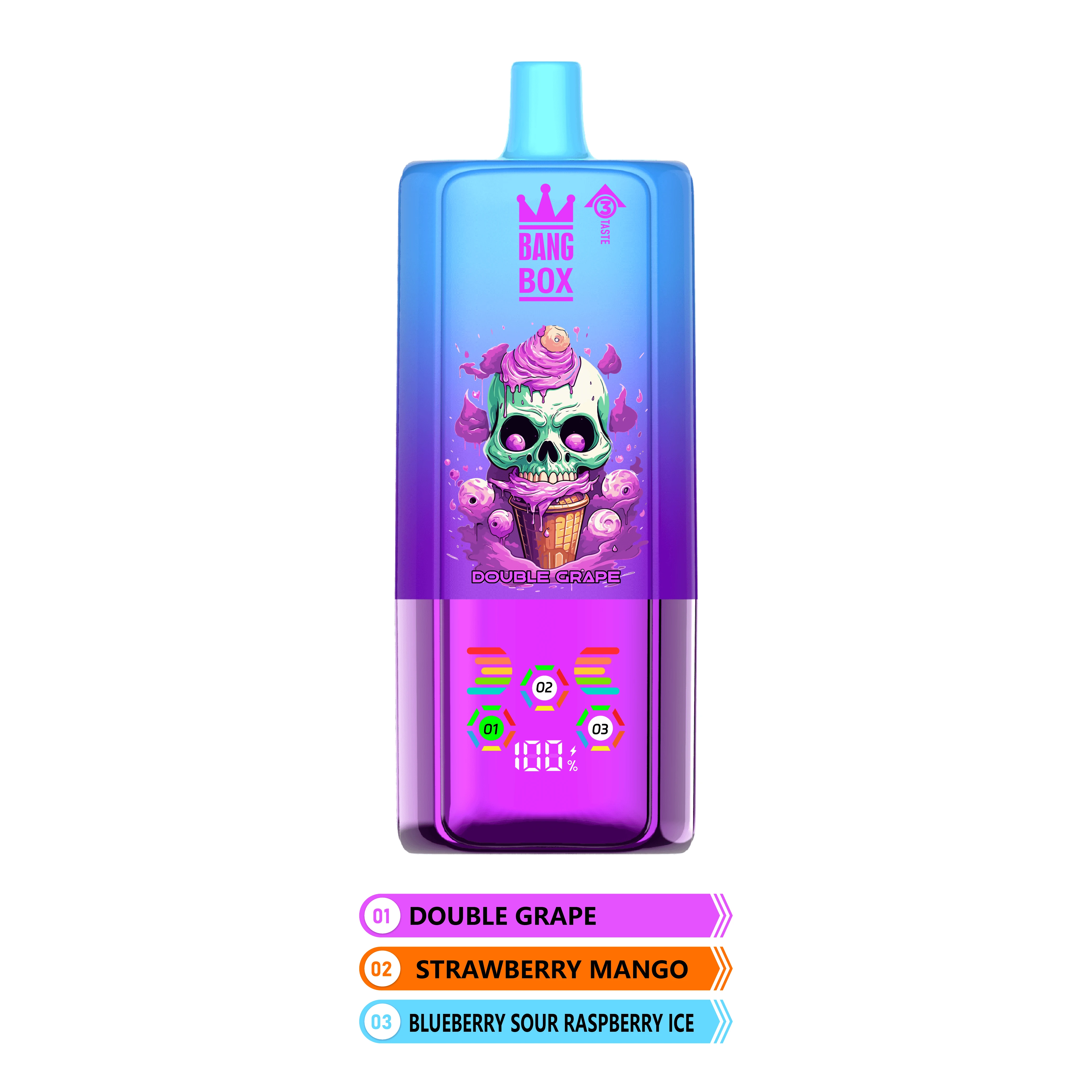 Bang Box 80000 80K Bouffées Triple saveurs Vape jetable - image 12