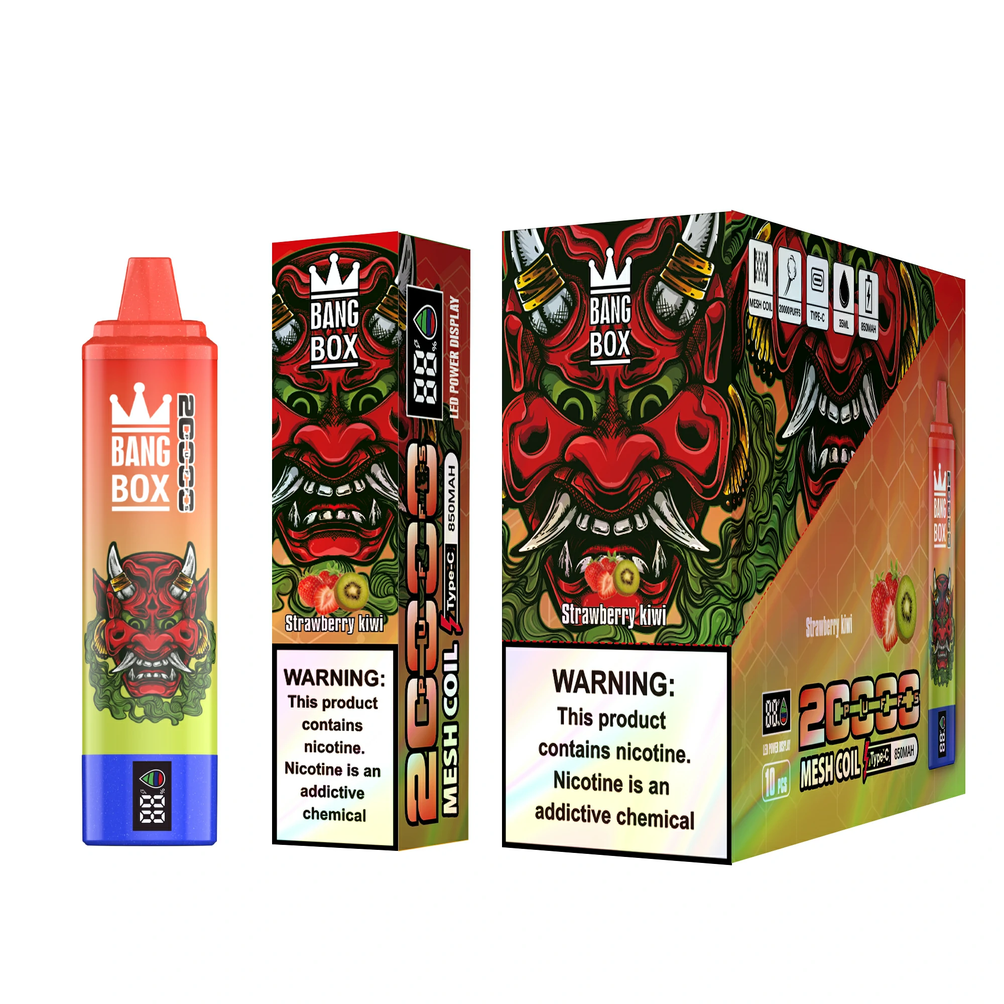 Bang Box 20000 20K Bouffées Mesh Coil Vape jetable - image 2