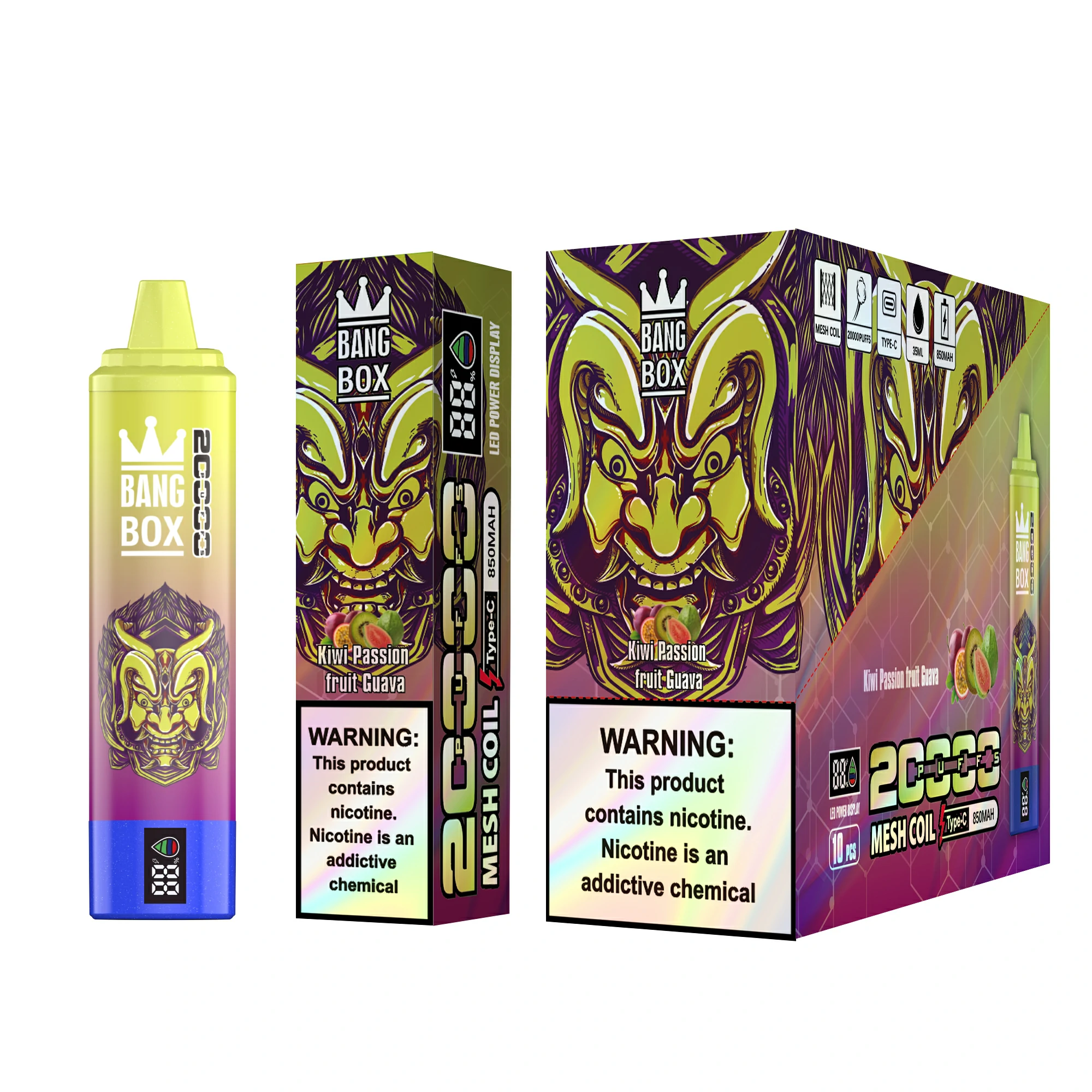 Bang Box 20000 20K Bouffées Mesh Coil Vape jetable - image 6