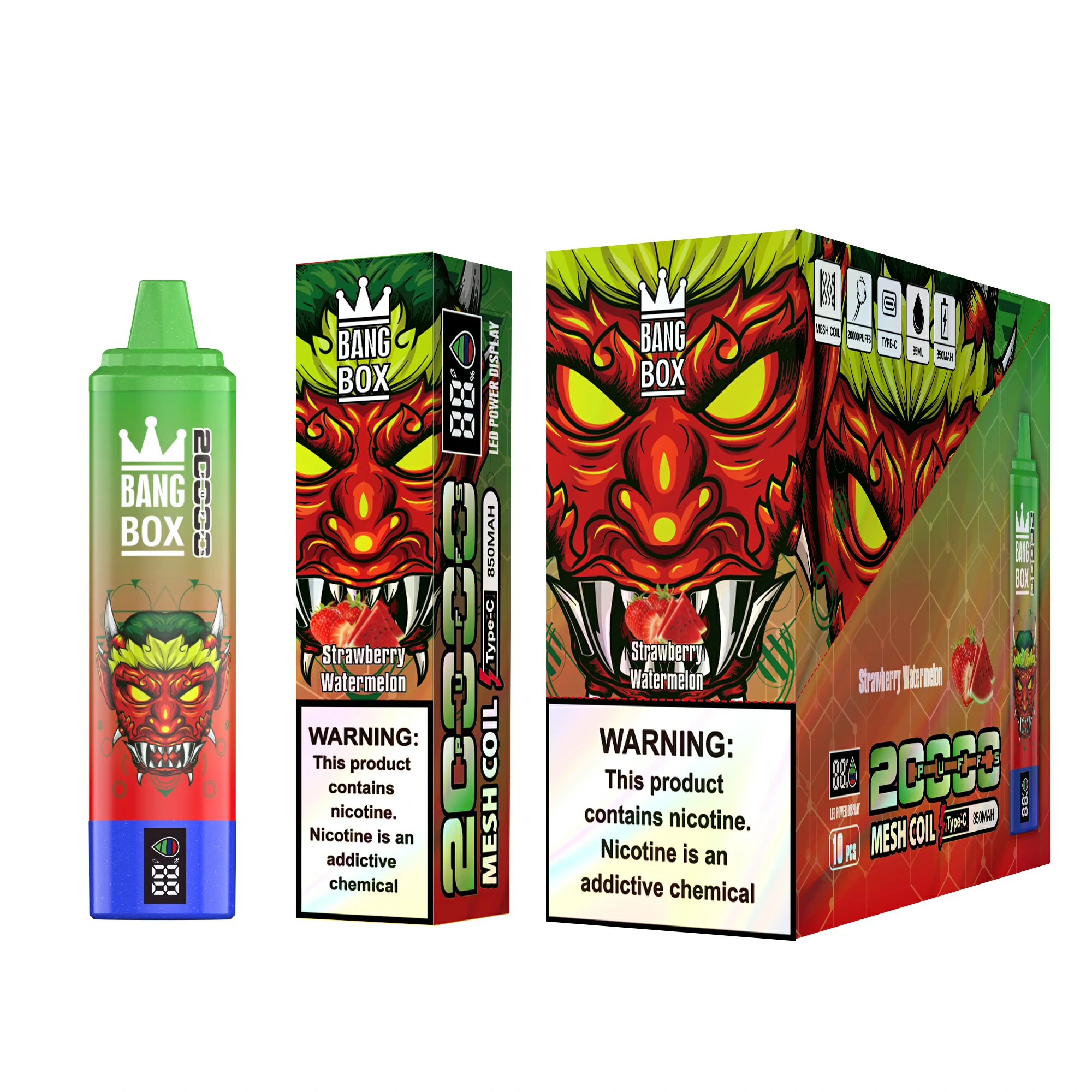 Bang Box 20000 20K Bouffées Mesh Coil Vape jetable - image 11