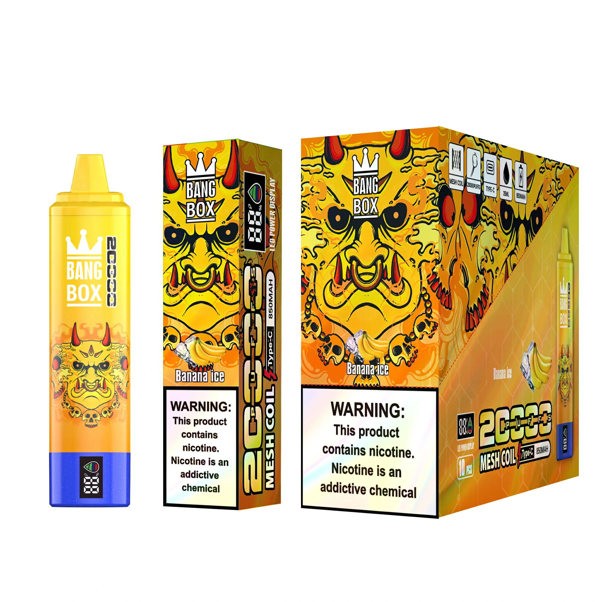 Bang Box 20000 20K Bouffées Mesh Coil Vape jetable - image 12