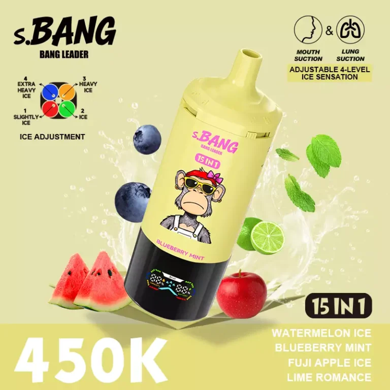 Bang Leader 450000 450K Bouffées 15-in-1 Vape jetable - image 3