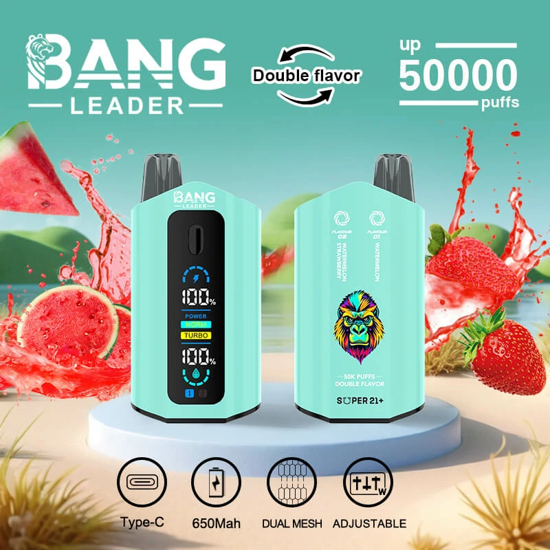 Bang Leader 2-in-1 50000 50K Bouffées Double Saveur Vape jetable - image 4