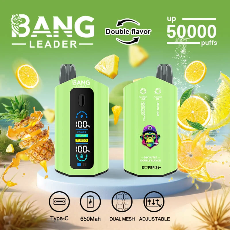 Bang Leader 2-in-1 50000 50K Bouffées Double Saveur Vape jetable - image 10