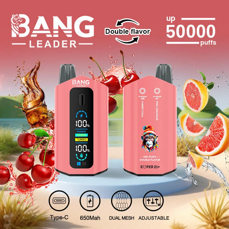 Bang Leader 2-in-1 50000 50K Bouffées Double Saveur Vape jetable - image 11