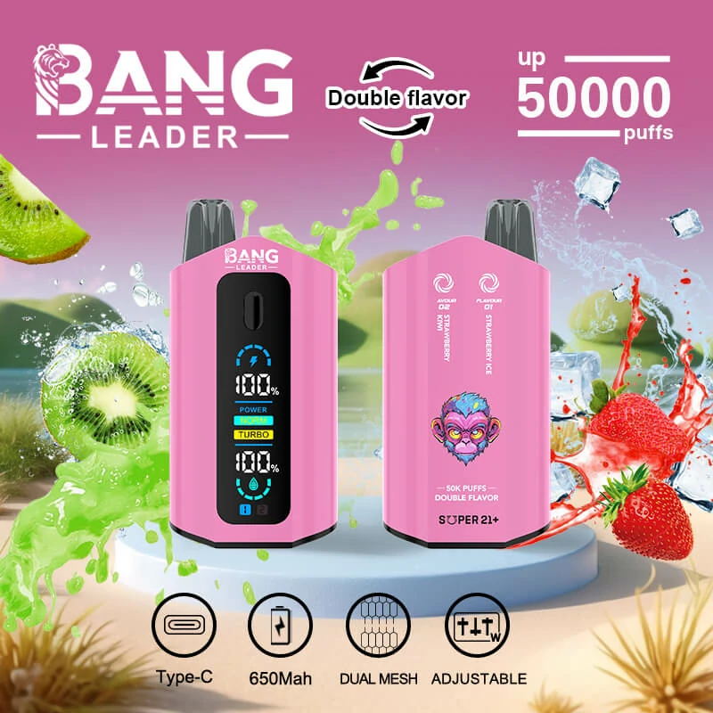 Bang Leader 2-in-1 50000 50K Bouffées Double Saveur Vape jetable - image 7