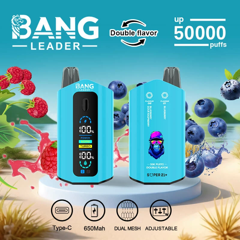 Bang Leader 2-in-1 50000 50K Bouffées Double Saveur Vape jetable - image 8