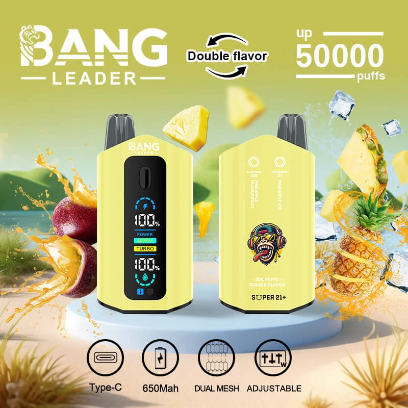 Bang Leader 2-in-1 50000 50K Bouffées Double Saveur Vape jetable - image 6