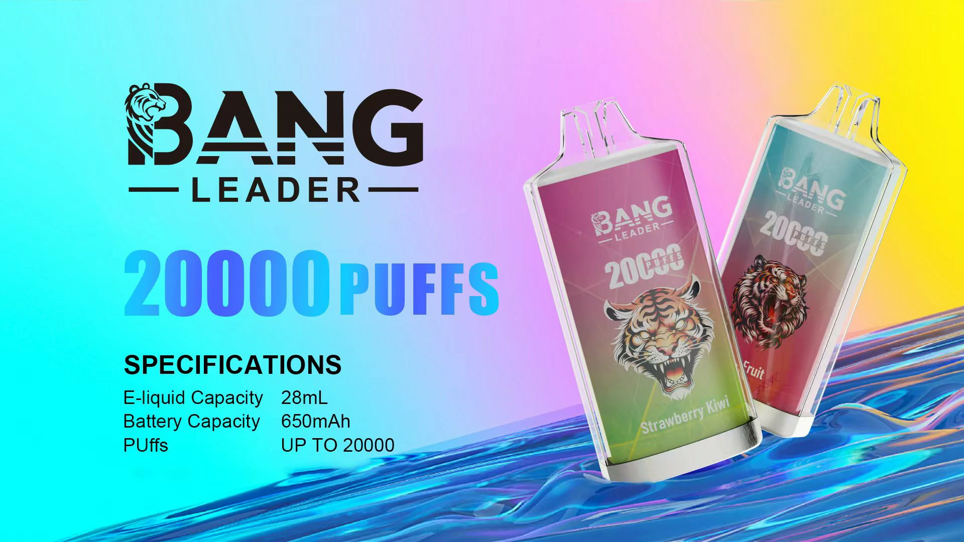 Bang Leader 20000 20K Bouffées Mesh Coil Vape jetable - image 5