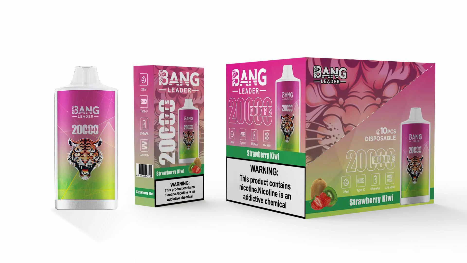 Bang Leader 20000 20K Bouffées Mesh Coil Vape jetable - image 15