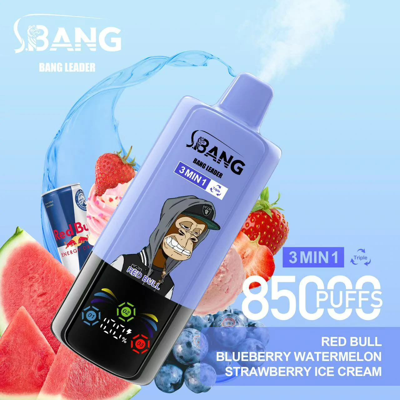 Bang Leader 85000 85K Bouffées 3-in-1 Vape jetable - image 5