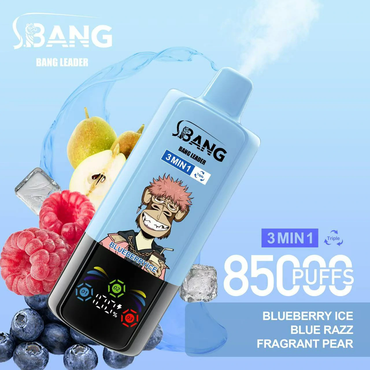 Bang Leader 85000 85K Bouffées 3-in-1 Vape jetable - image 7