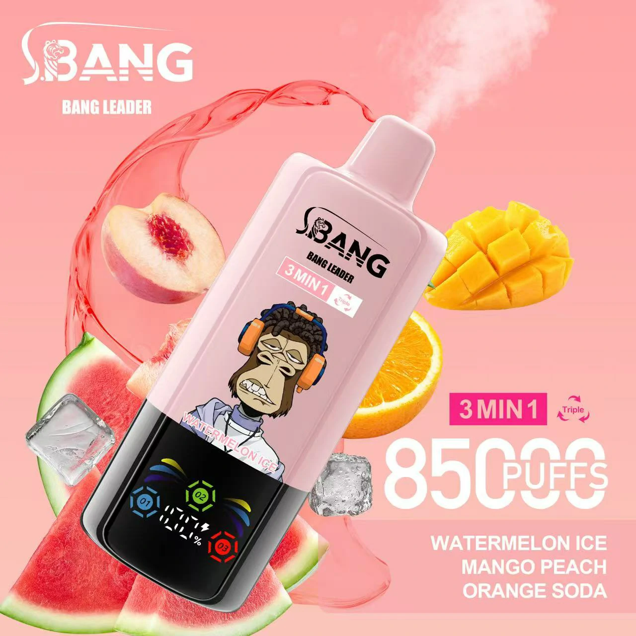 Bang Leader 85000 85K Bouffées 3-in-1 Vape jetable - image 6