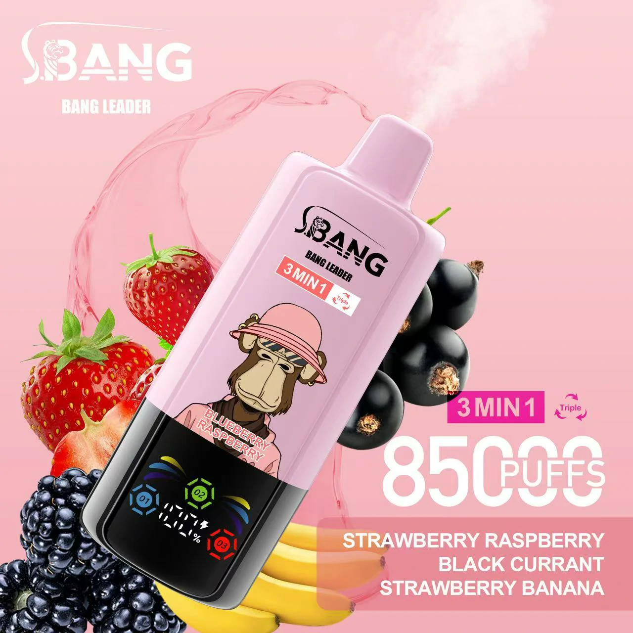 Bang Leader 85000 85K Bouffées 3-in-1 Vape jetable - image 10