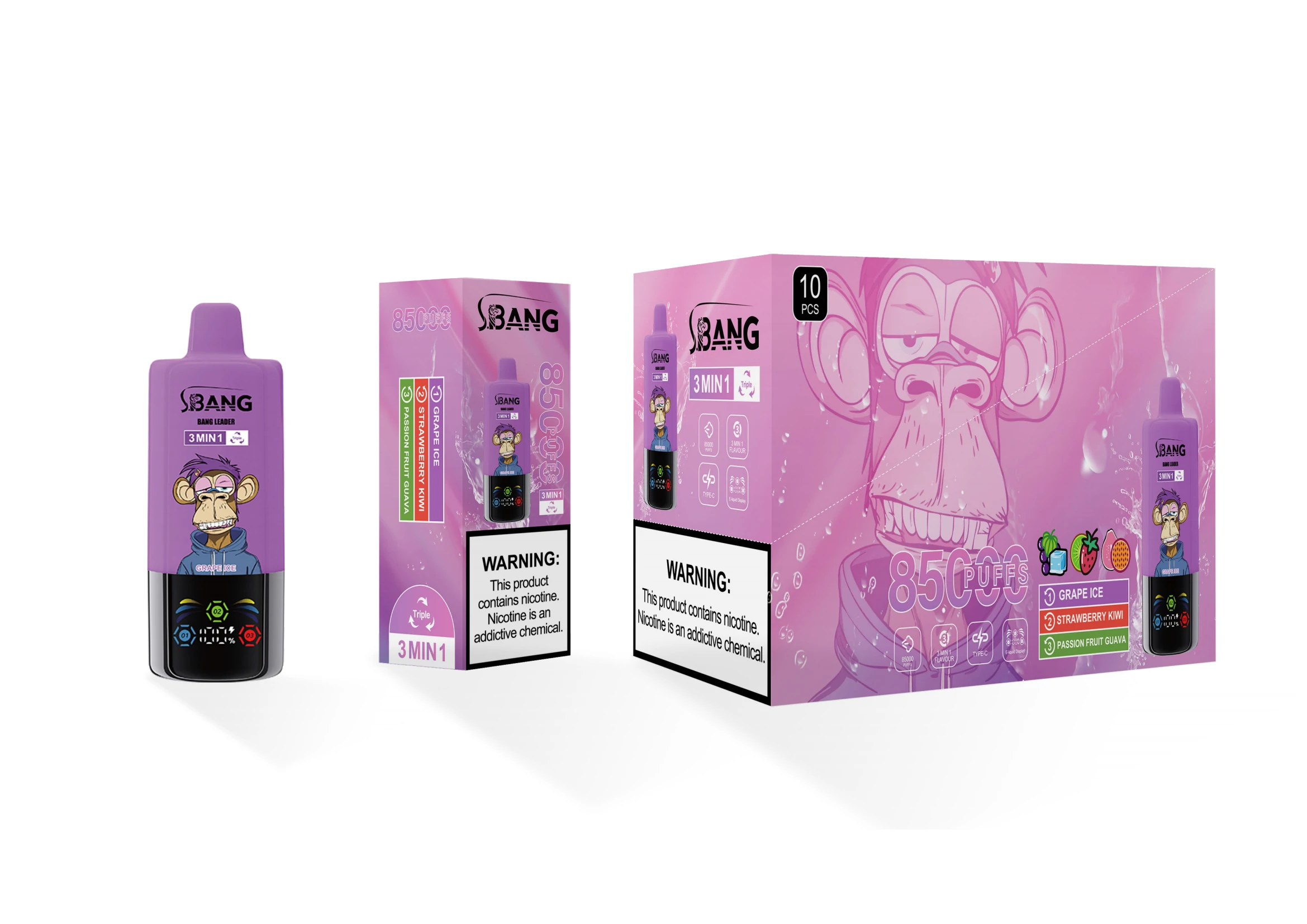 Bang Leader 85000 85K Bouffées 3-in-1 Vape jetable - image 17