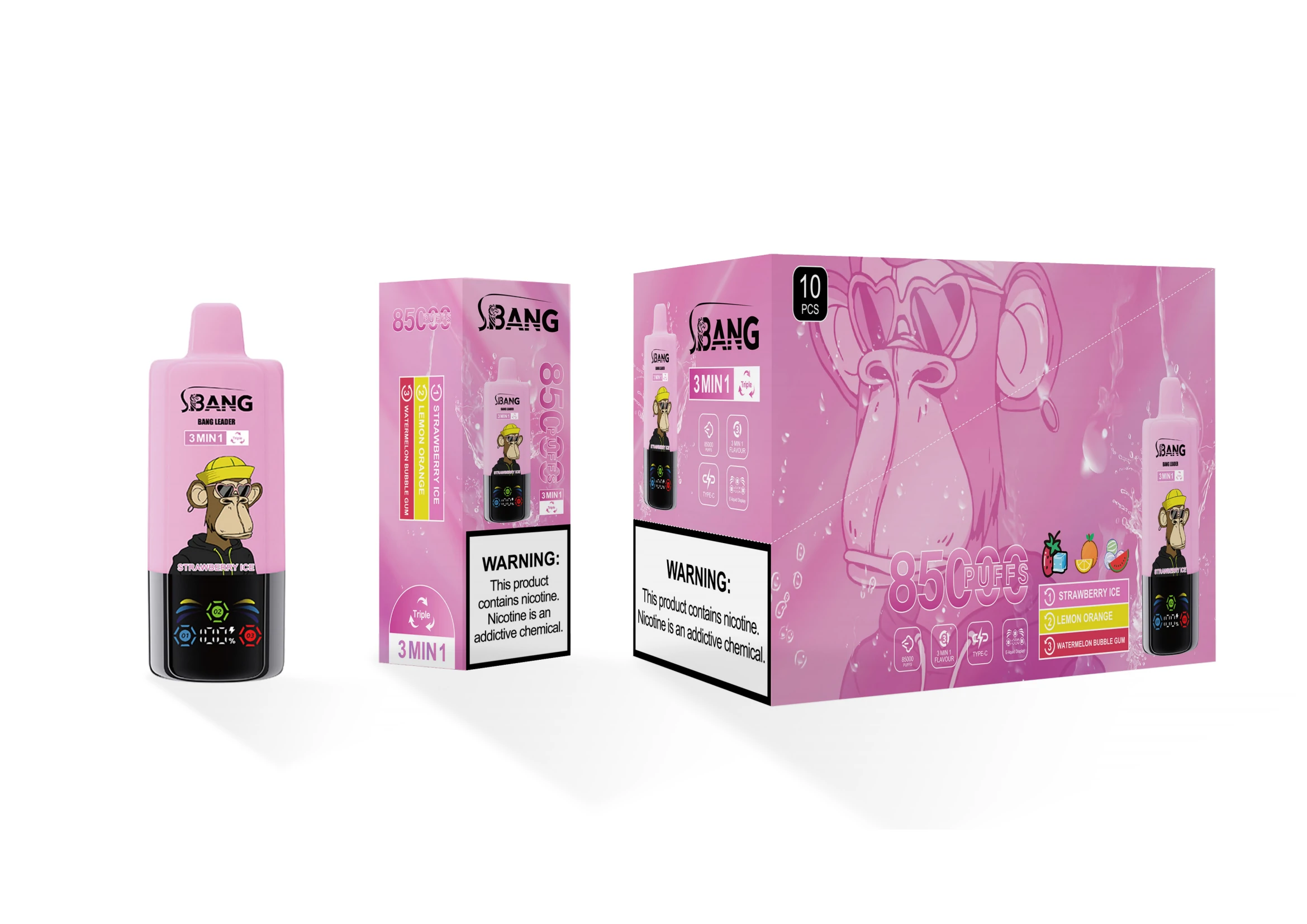 Bang Leader 85000 85K Bouffées 3-in-1 Vape jetable - image 18