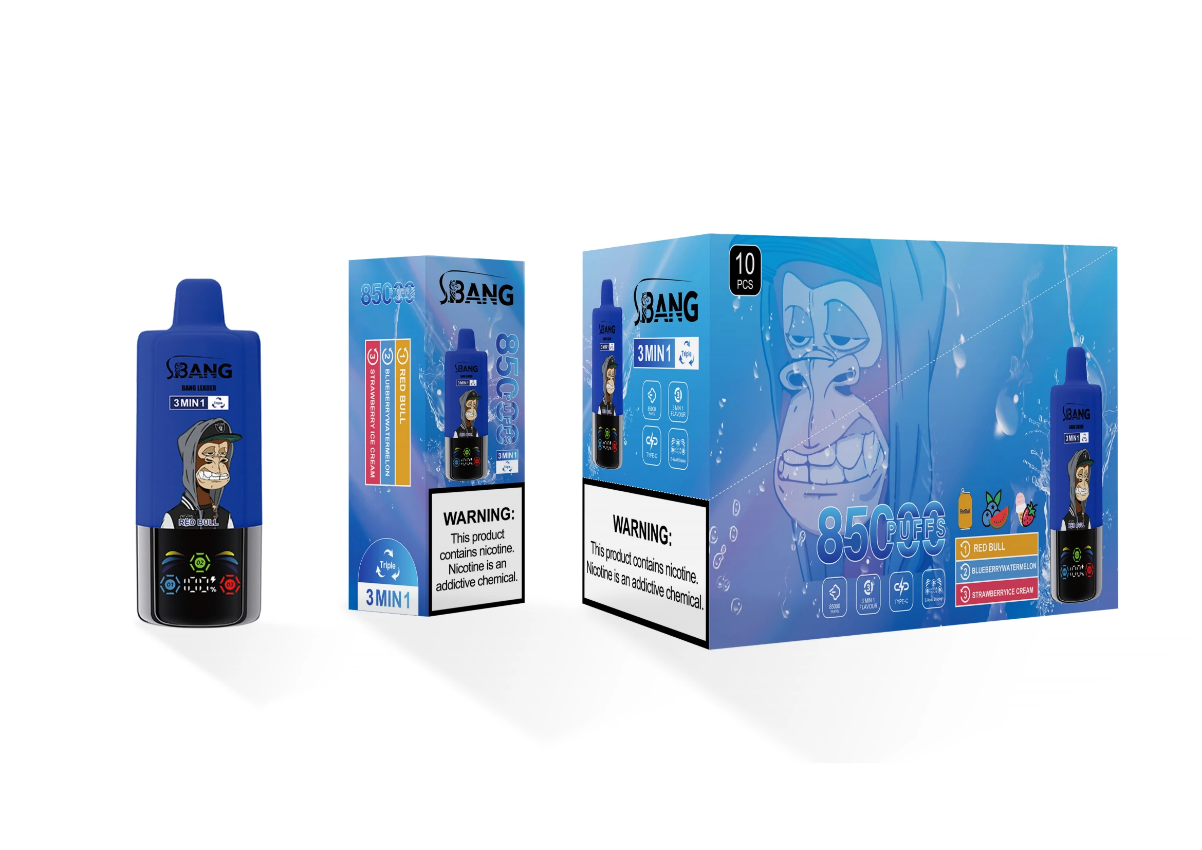 Bang Leader 85000 85K Bouffées 3-in-1 Vape jetable - image 19