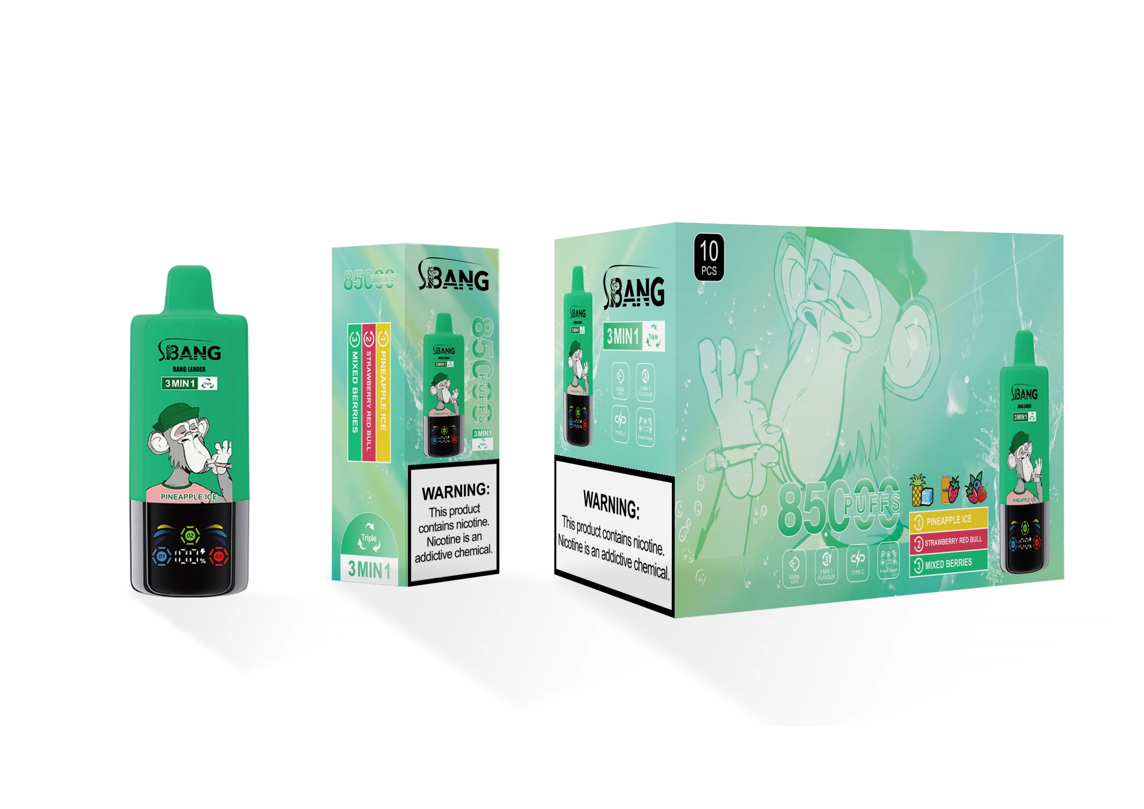 Bang Leader 85000 85K Bouffées 3-in-1 Vape jetable - image 24