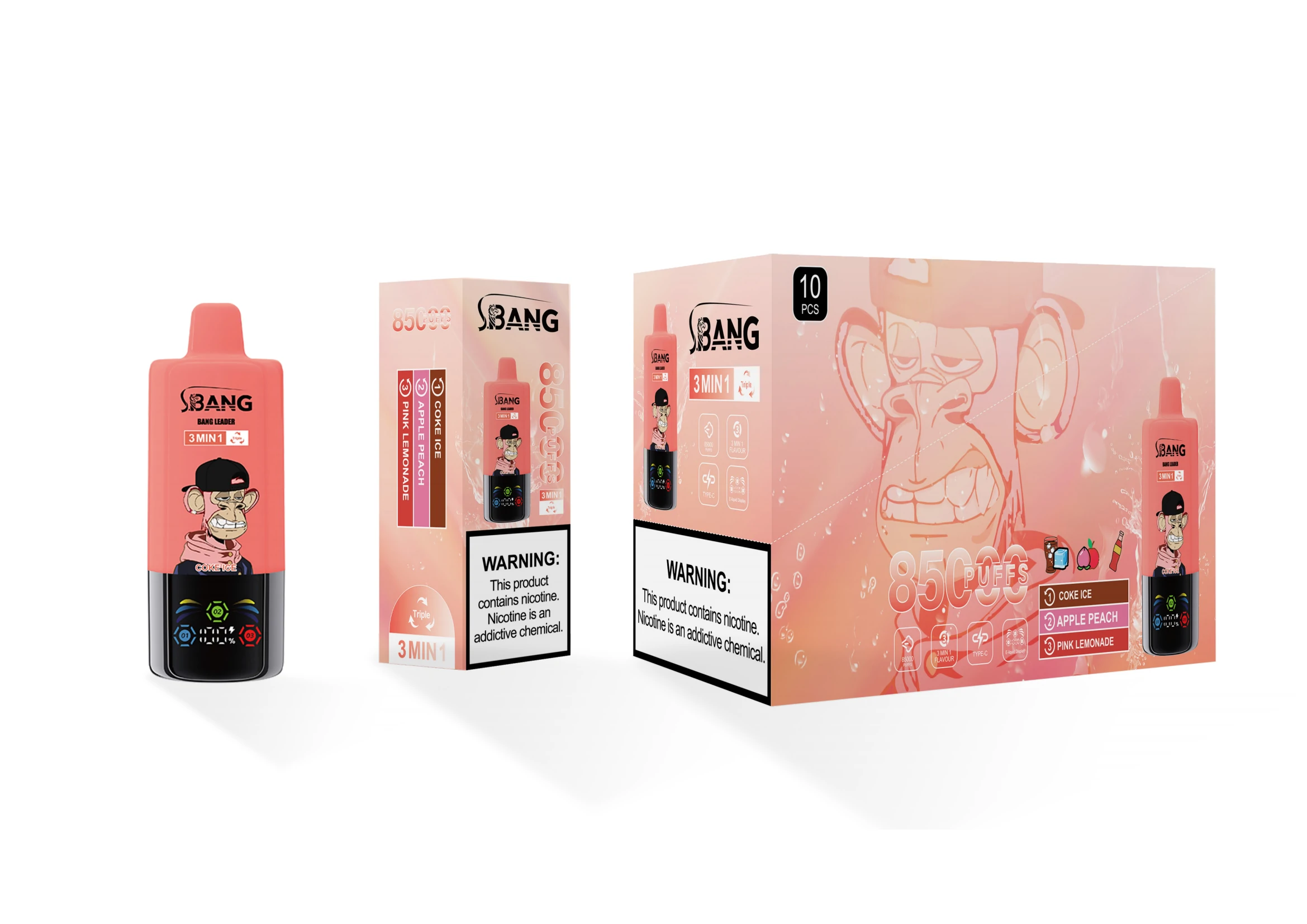 Bang Leader 85000 85K Bouffées 3-in-1 Vape jetable - image 21