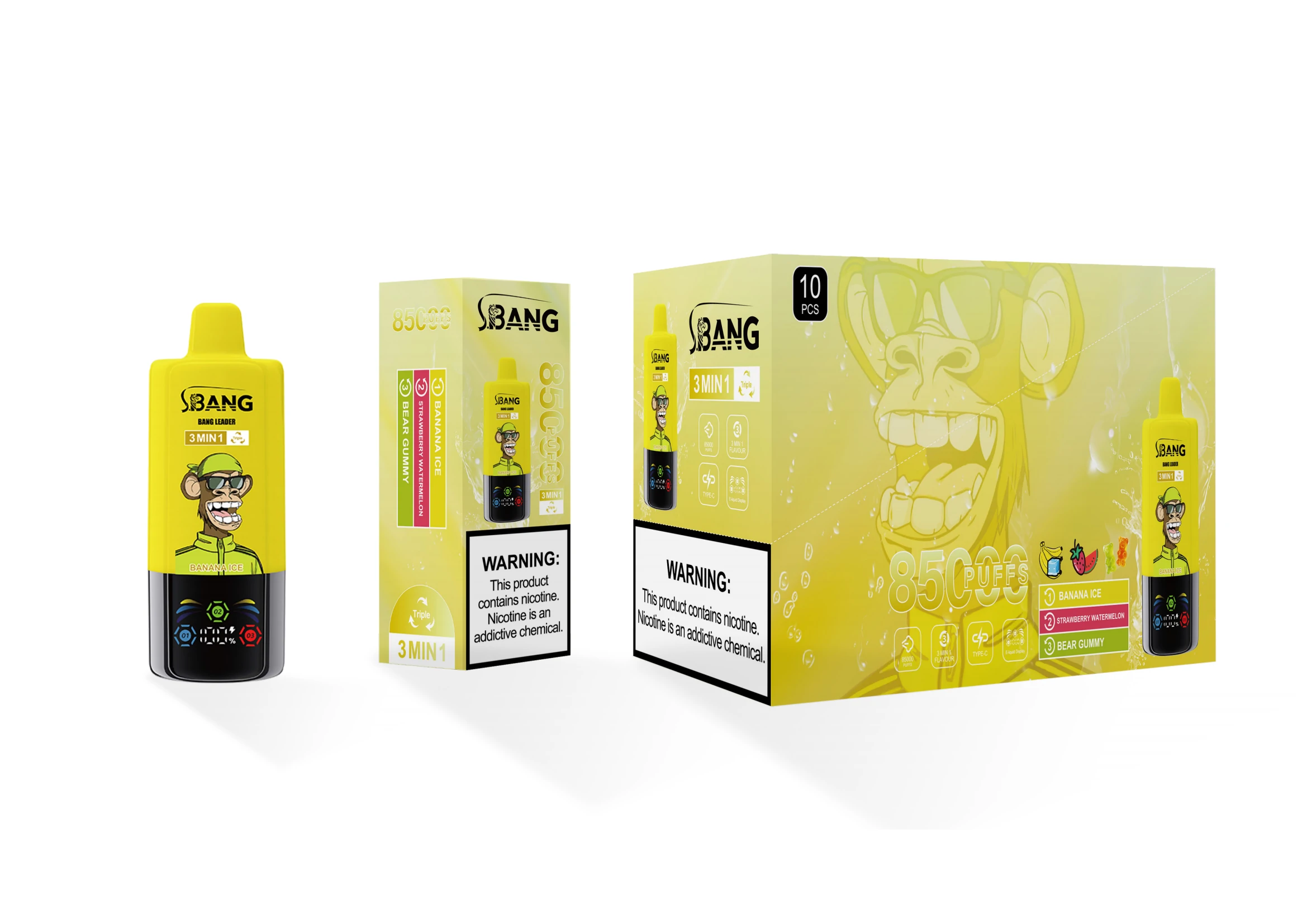 Bang Leader 85000 85K Bouffées 3-in-1 Vape jetable - image 20