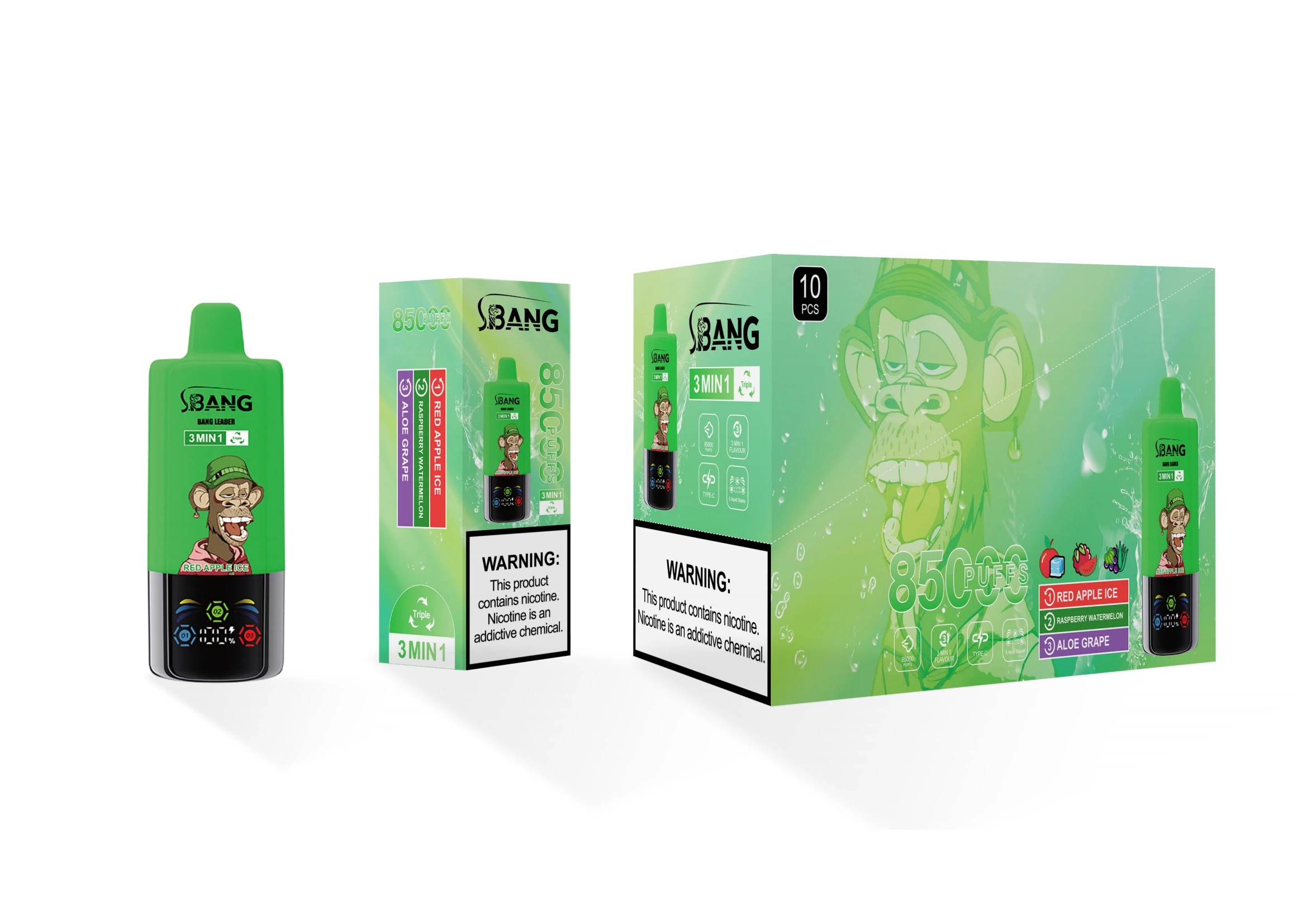 Bang Leader 85000 85K Bouffées 3-in-1 Vape jetable - image 27