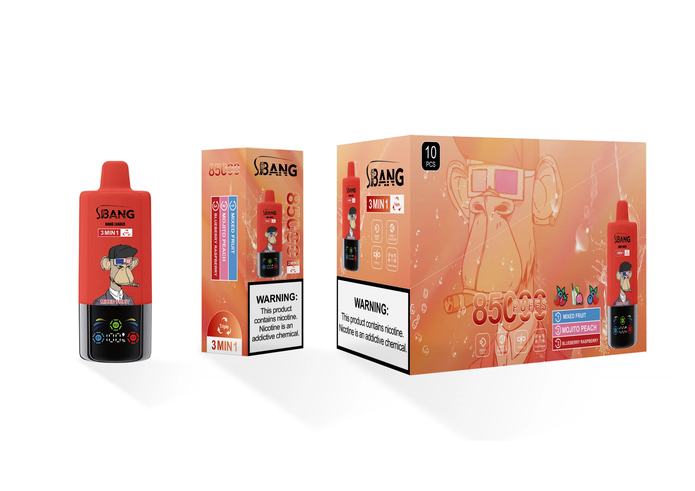 Bang Leader 85000 85K Bouffées 3-in-1 Vape jetable - image 29