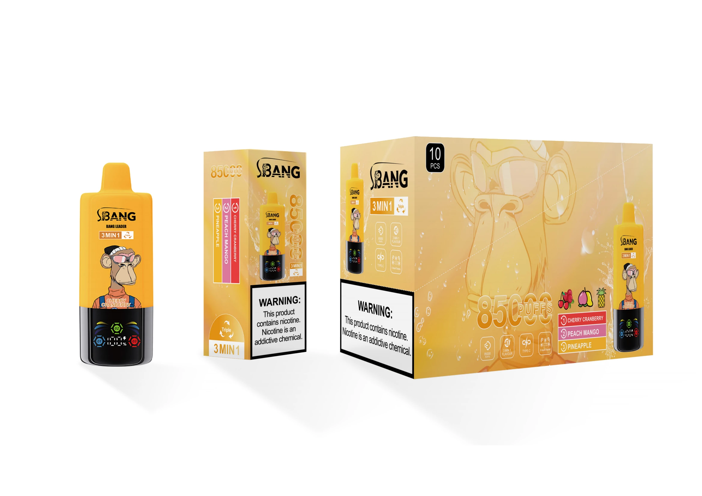 Bang Leader 85000 85K Bouffées 3-in-1 Vape jetable - image 28