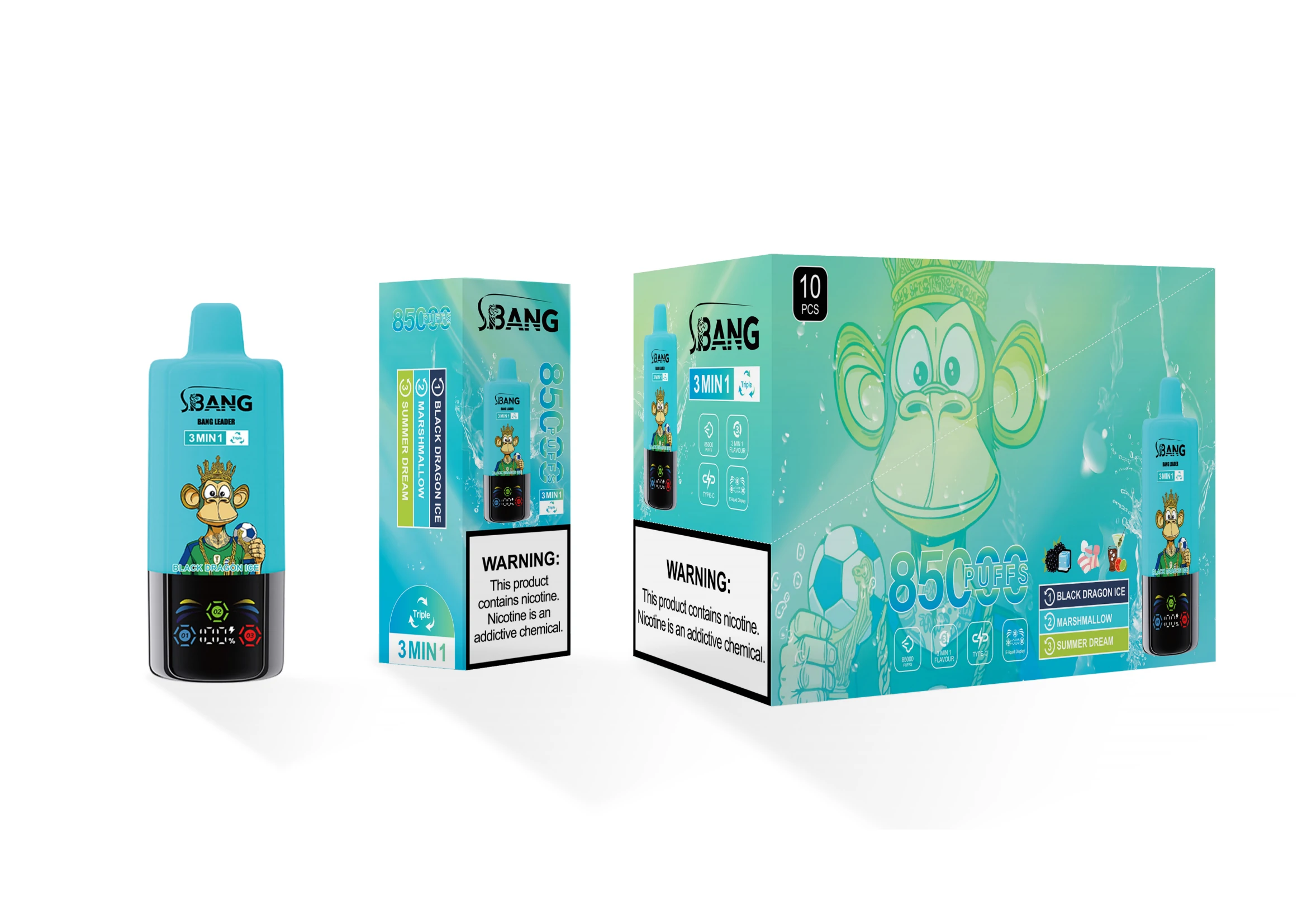 Bang Leader 85000 85K Bouffées 3-in-1 Vape jetable - image 31