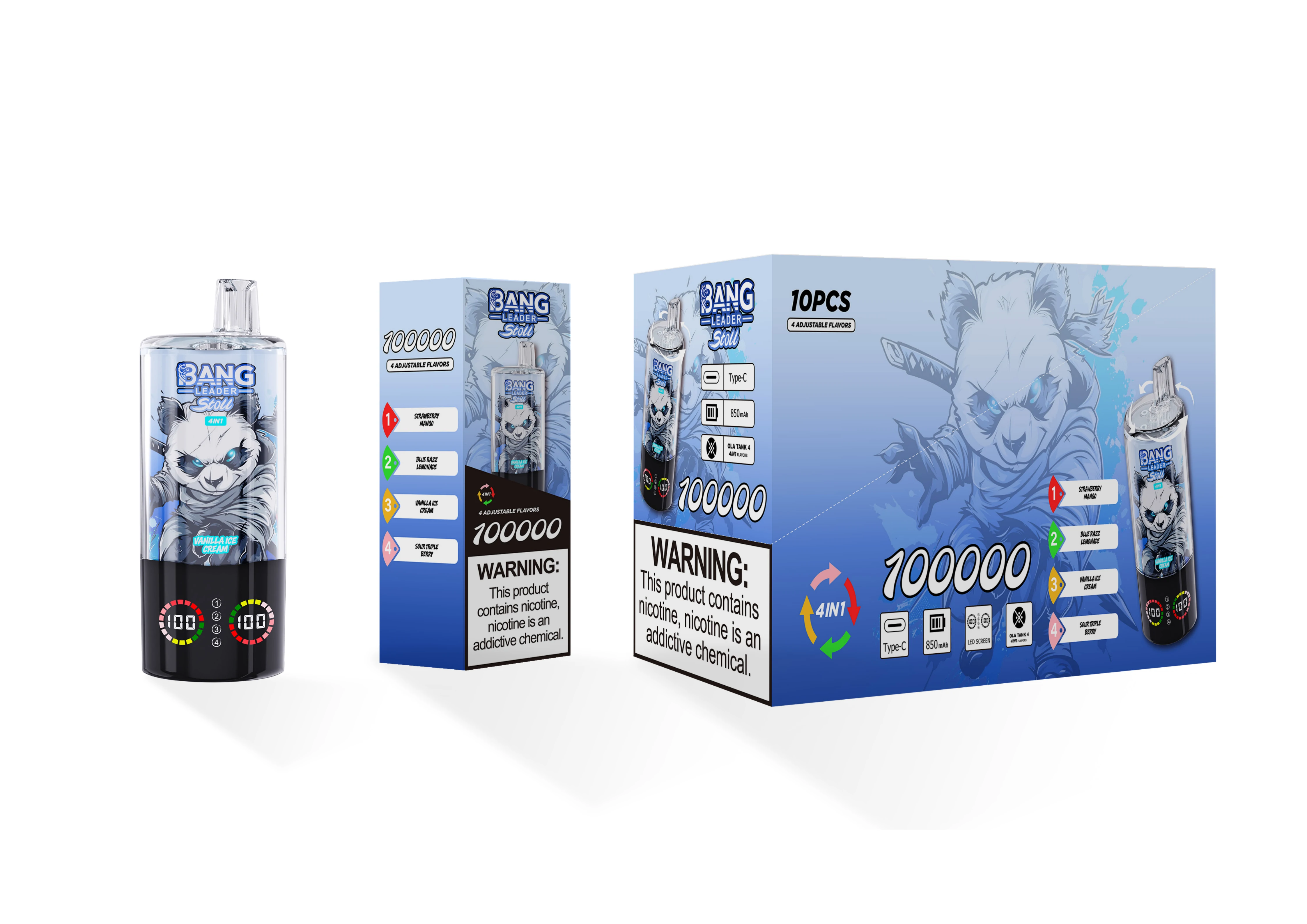 Bang Leader 4-in-1 100000 100K Bouffées Vape jetable - image 18