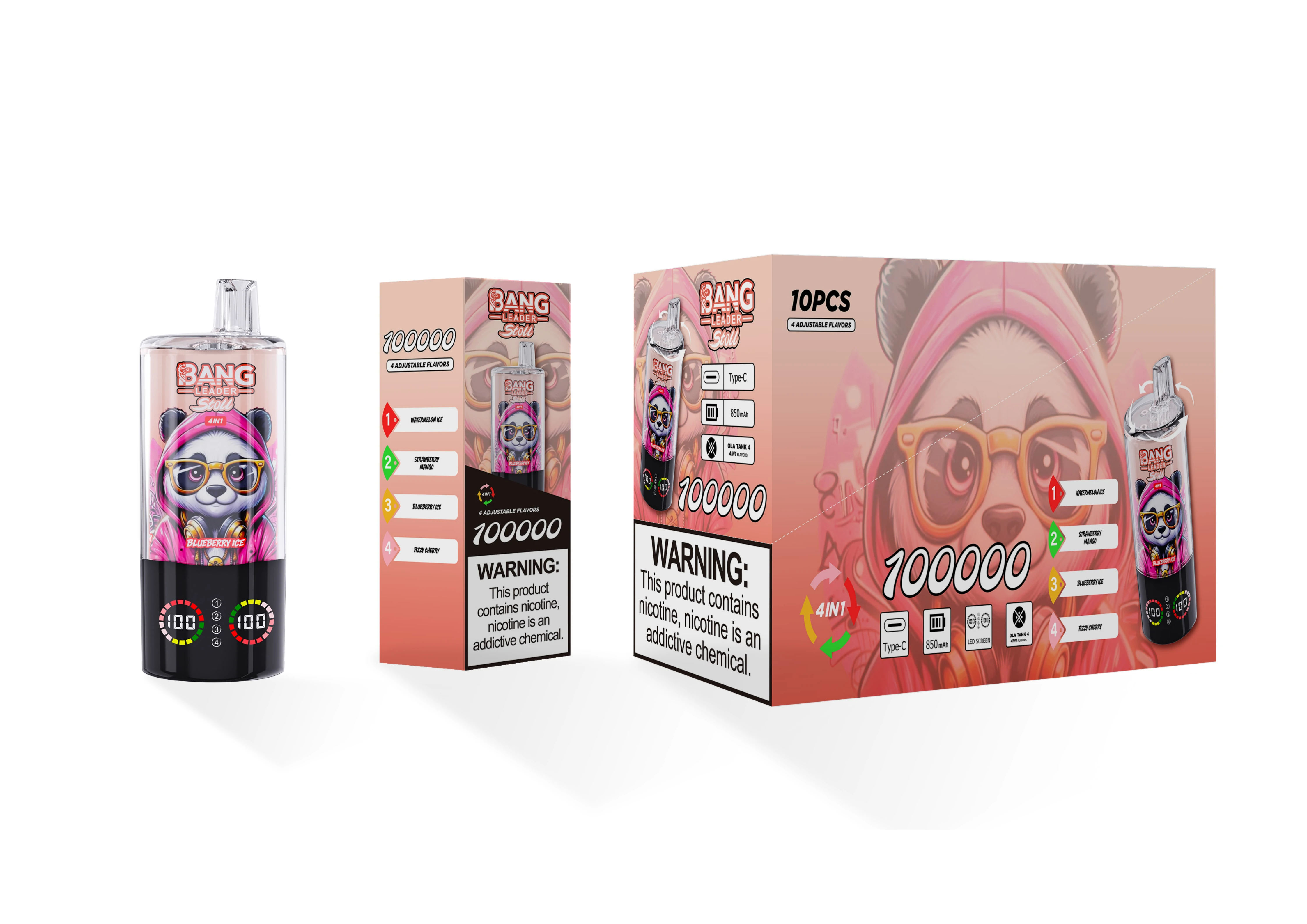 Bang Leader 4-in-1 100000 100K Bouffées Vape jetable - image 14