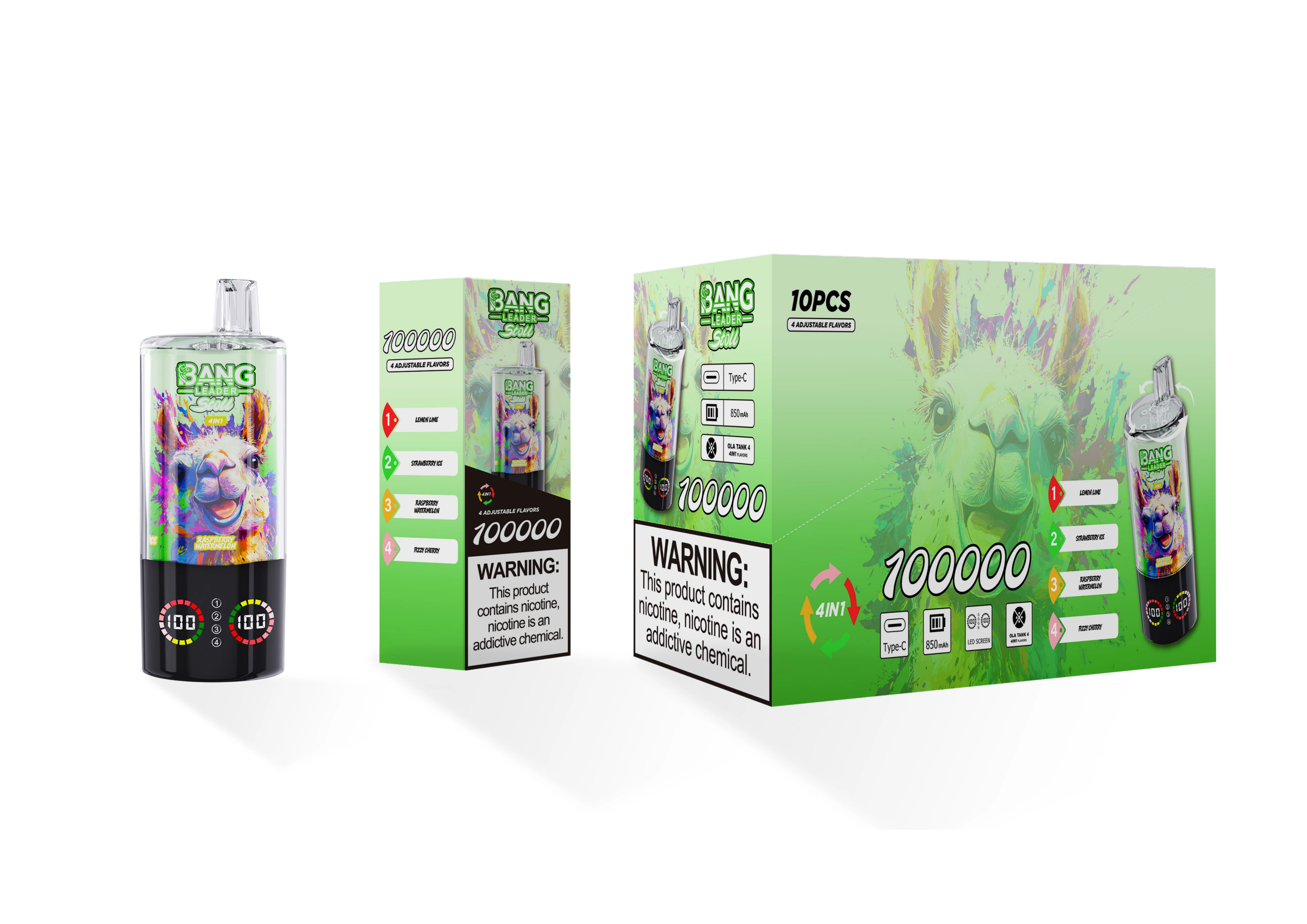 Bang Leader 4-in-1 100000 100K Bouffées Vape jetable - image 17