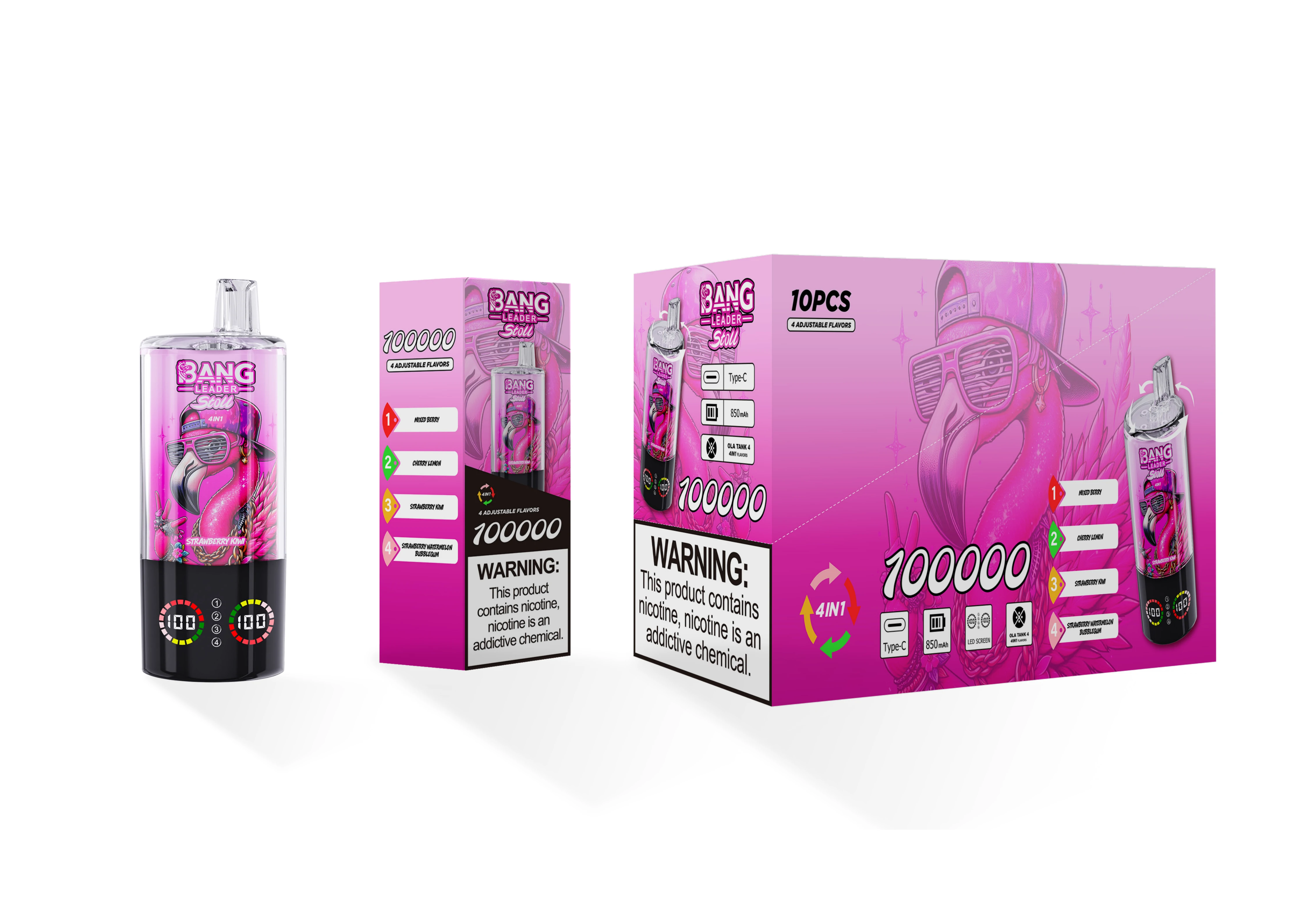 Bang Leader 4-in-1 100000 100K Bouffées Vape jetable - image 19