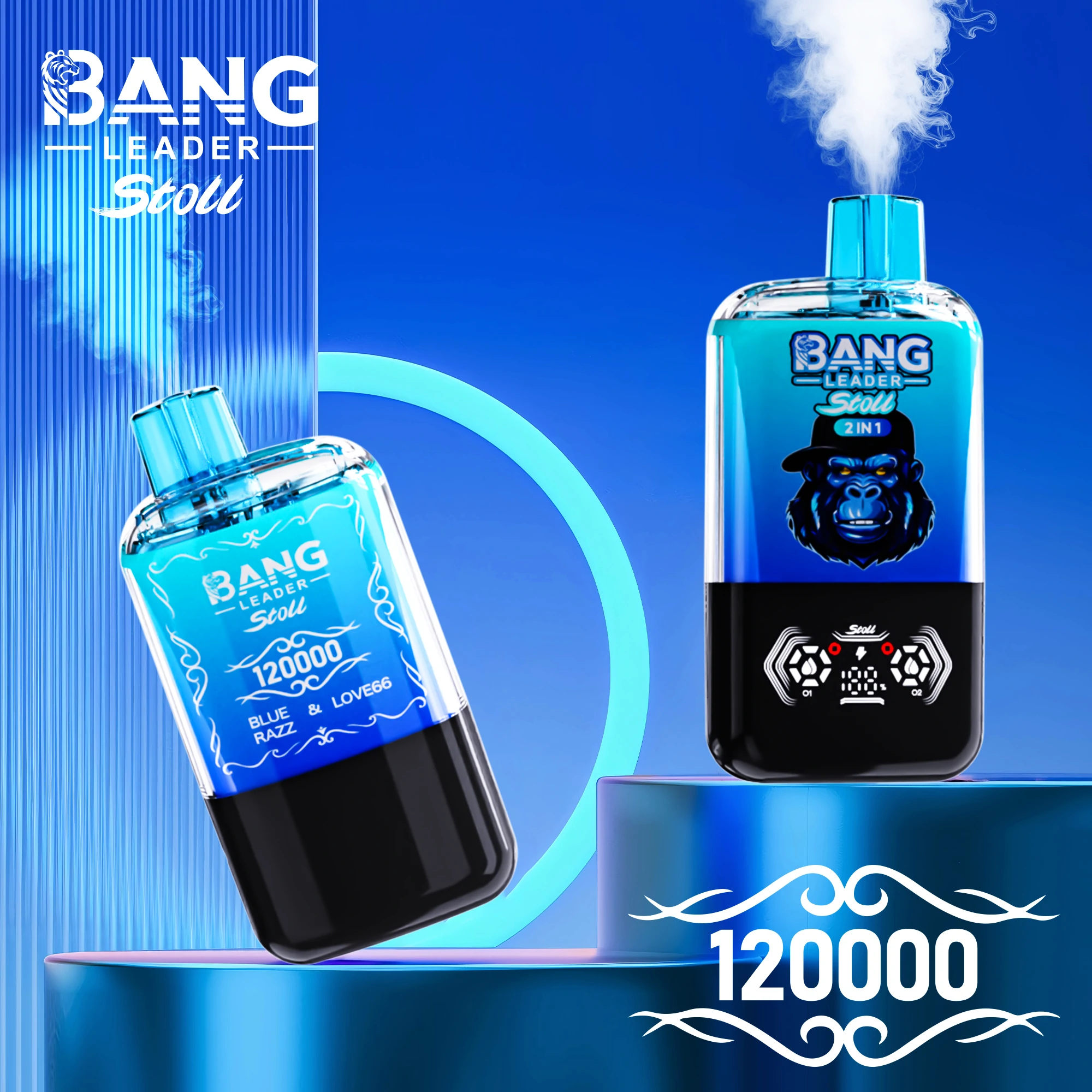 Bang Leader 120000 120K Bouffées 2-in-1 Vape jetable