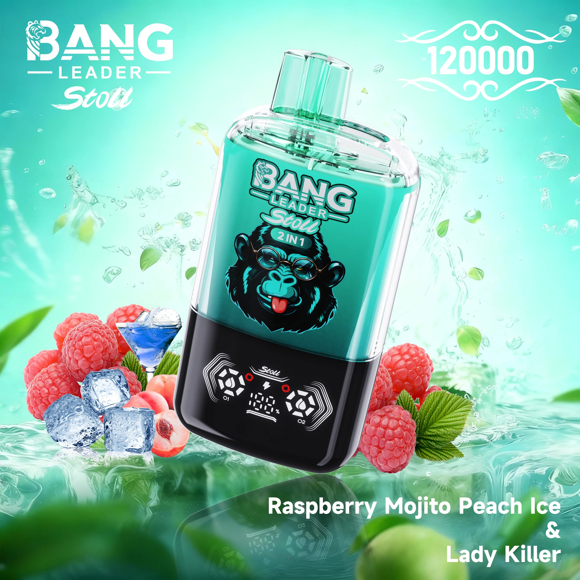 Bang Leader 120000 120K Bouffées 2-in-1 Vape jetable - image 5