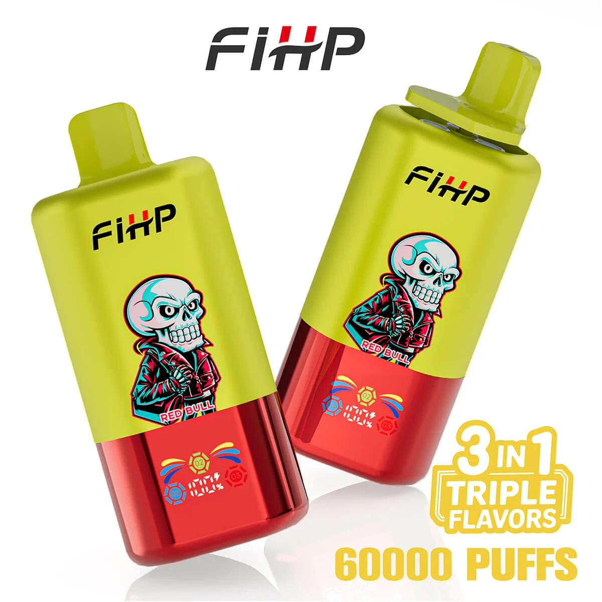 FIHP 3-in-1 60000 60K Bouffées Système Triple Saveur Vape Jetable - image 7